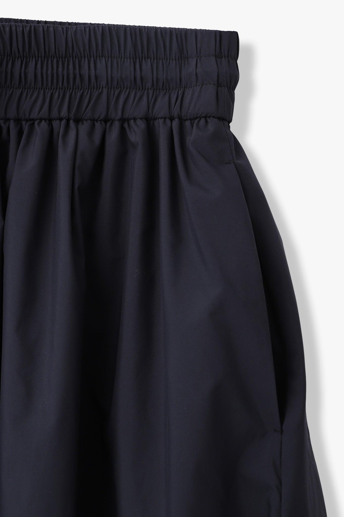 GATHER MAXI LENGTH SKIRT(LIMONTA)ーNAVY