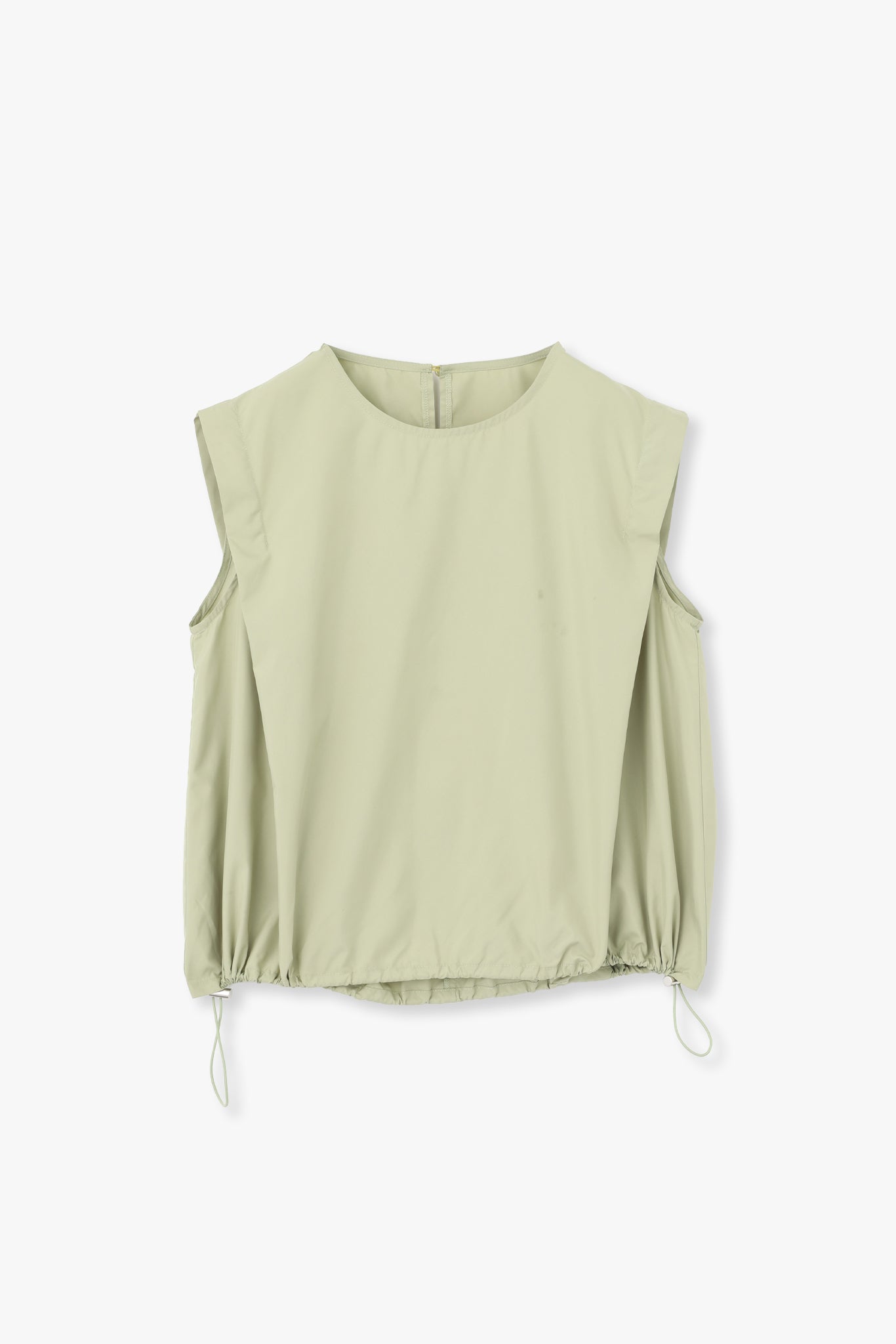 BALLOON SILHOUETTE NO SLEEVE TOPS(LIMONTA)-PISTACHIO