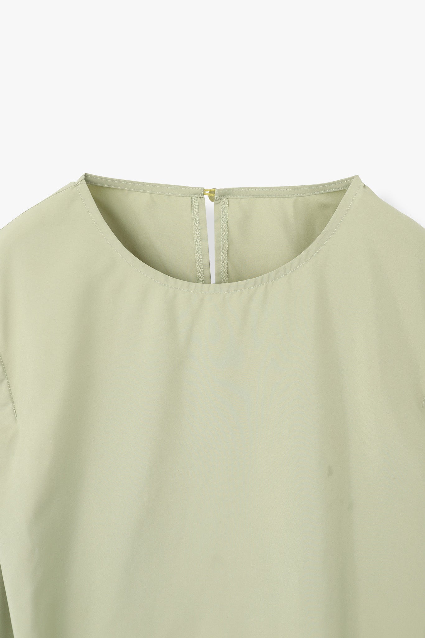 BALLOON SILHOUETTE NO SLEEVE TOPS(LIMONTA)-PISTACHIO