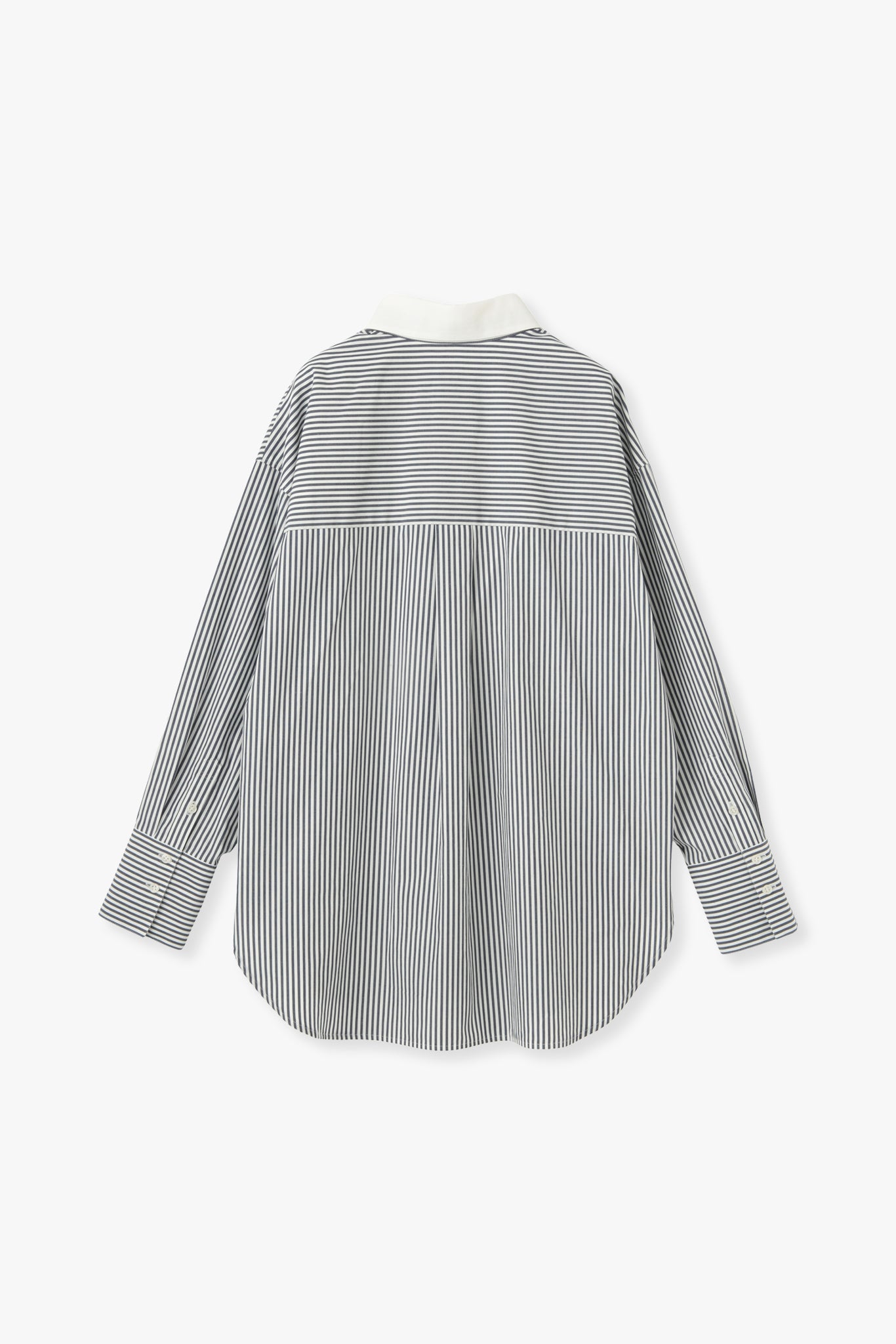 2Way Stripe Shirt(Banshu-Ori)ーNAVY