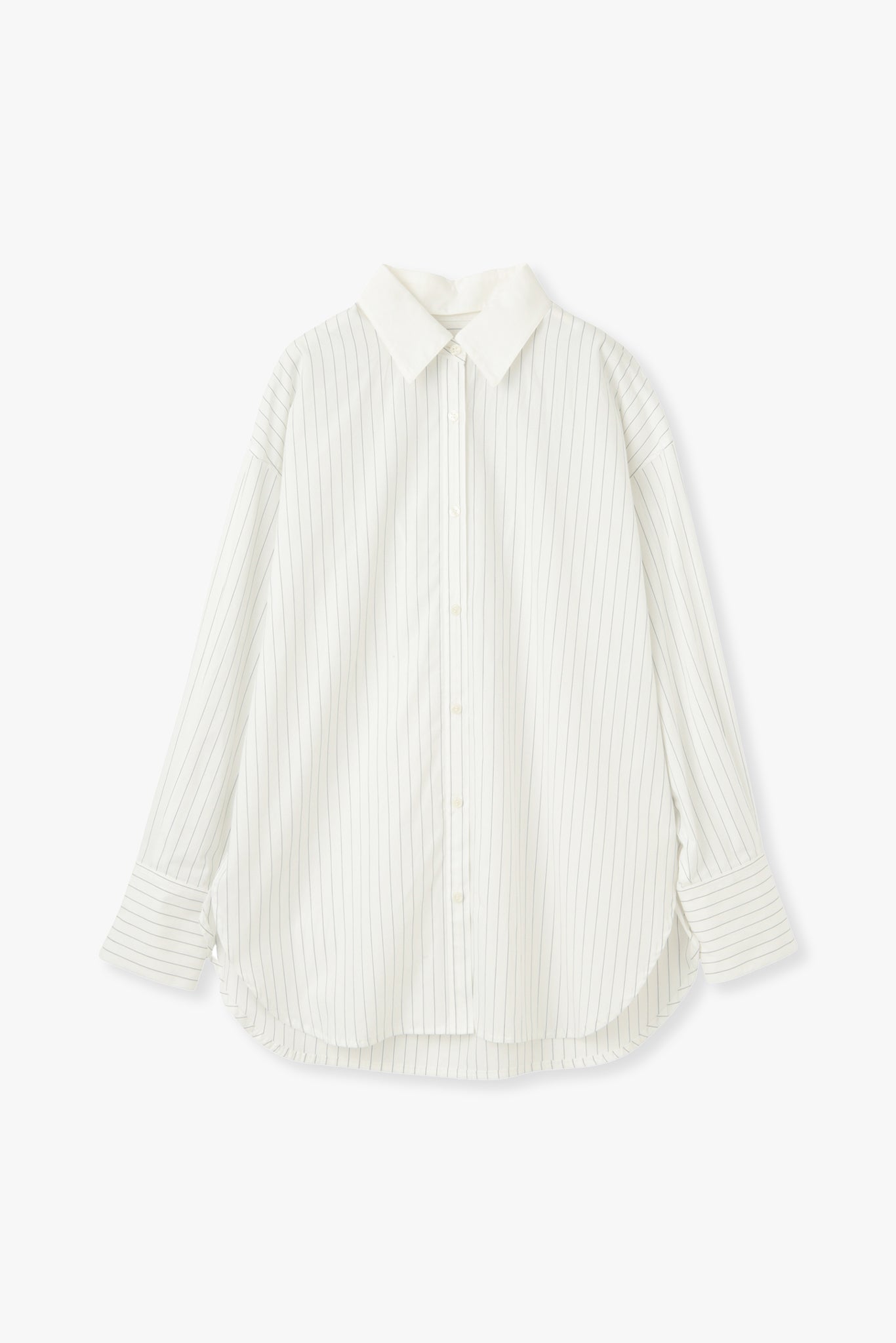 2Way Stripe Shirt(Banshu-Ori)ーWHITE
