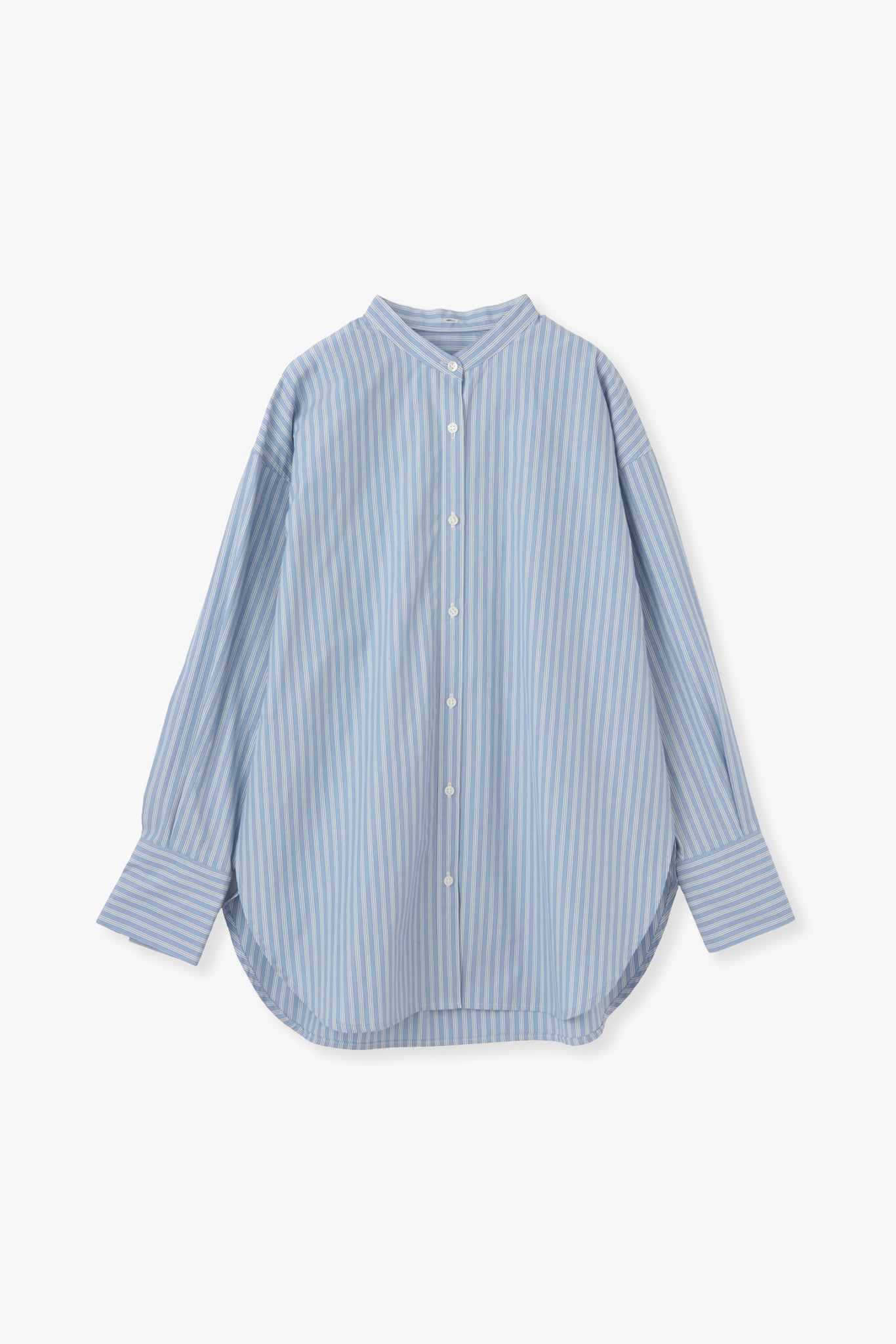 2Way Stripe Shirt(Banshu-Ori)ーBLUE