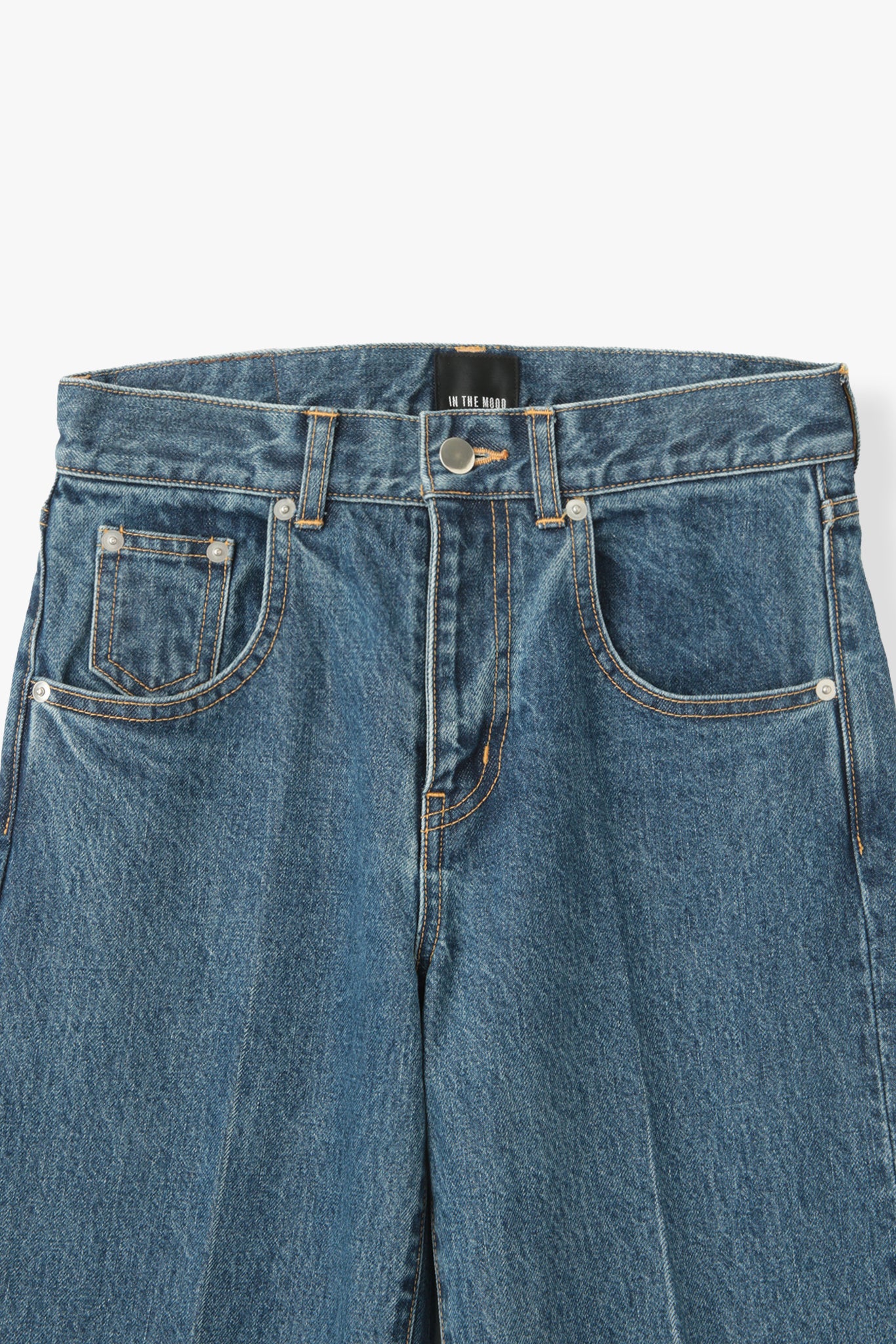 Center Press Jeans(kojima denim)ーBLUE
