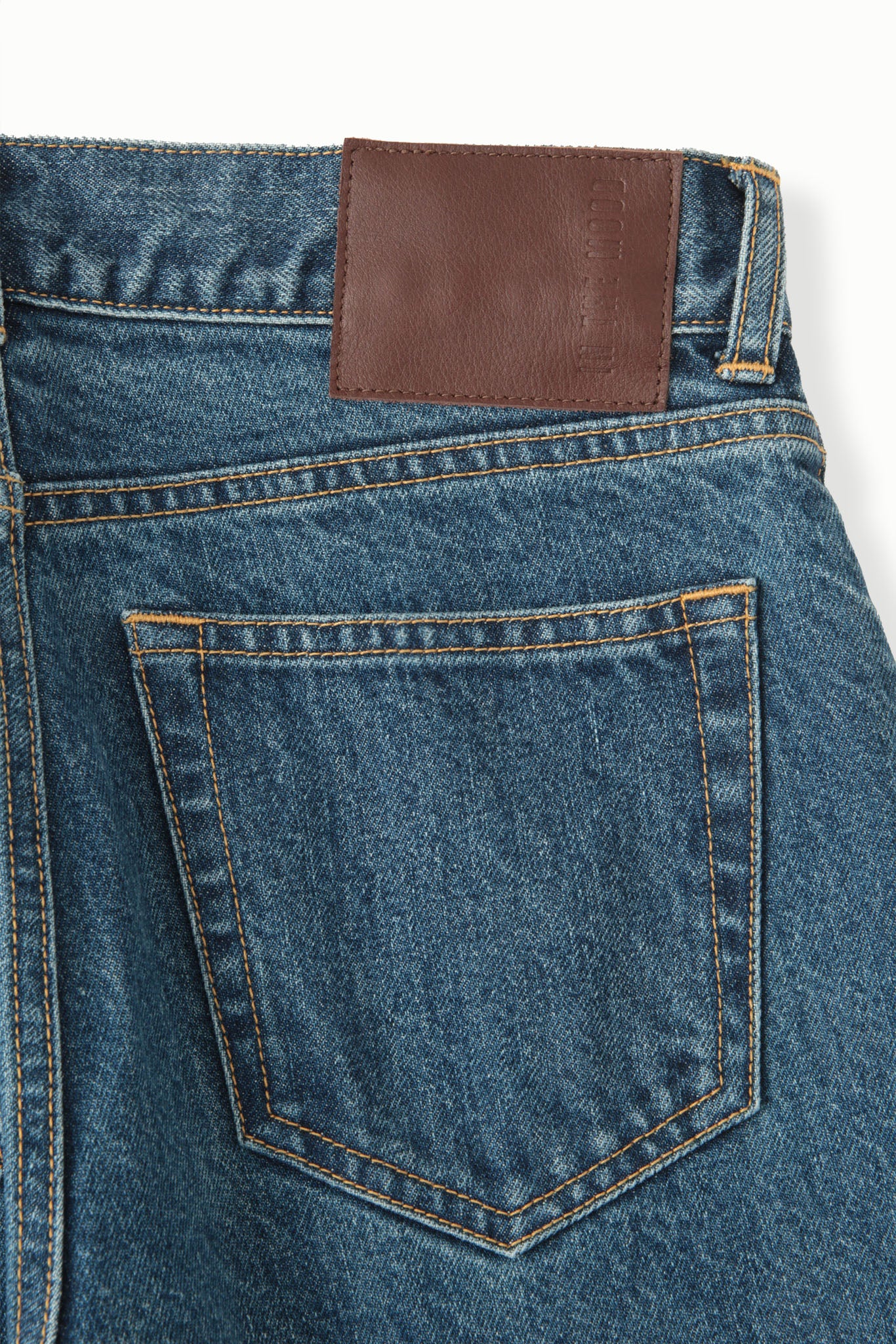 Center Press Jeans(kojima denim)ーBLUE