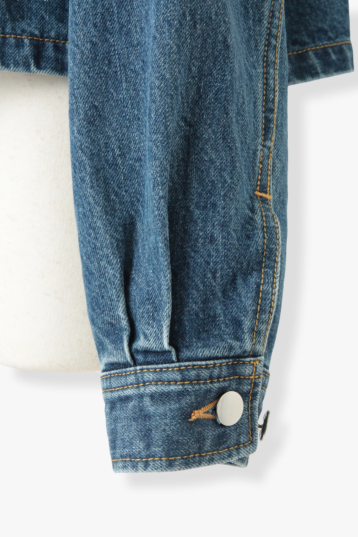 Stand Collar Denim Jaket(kojima denim)ーBLUE