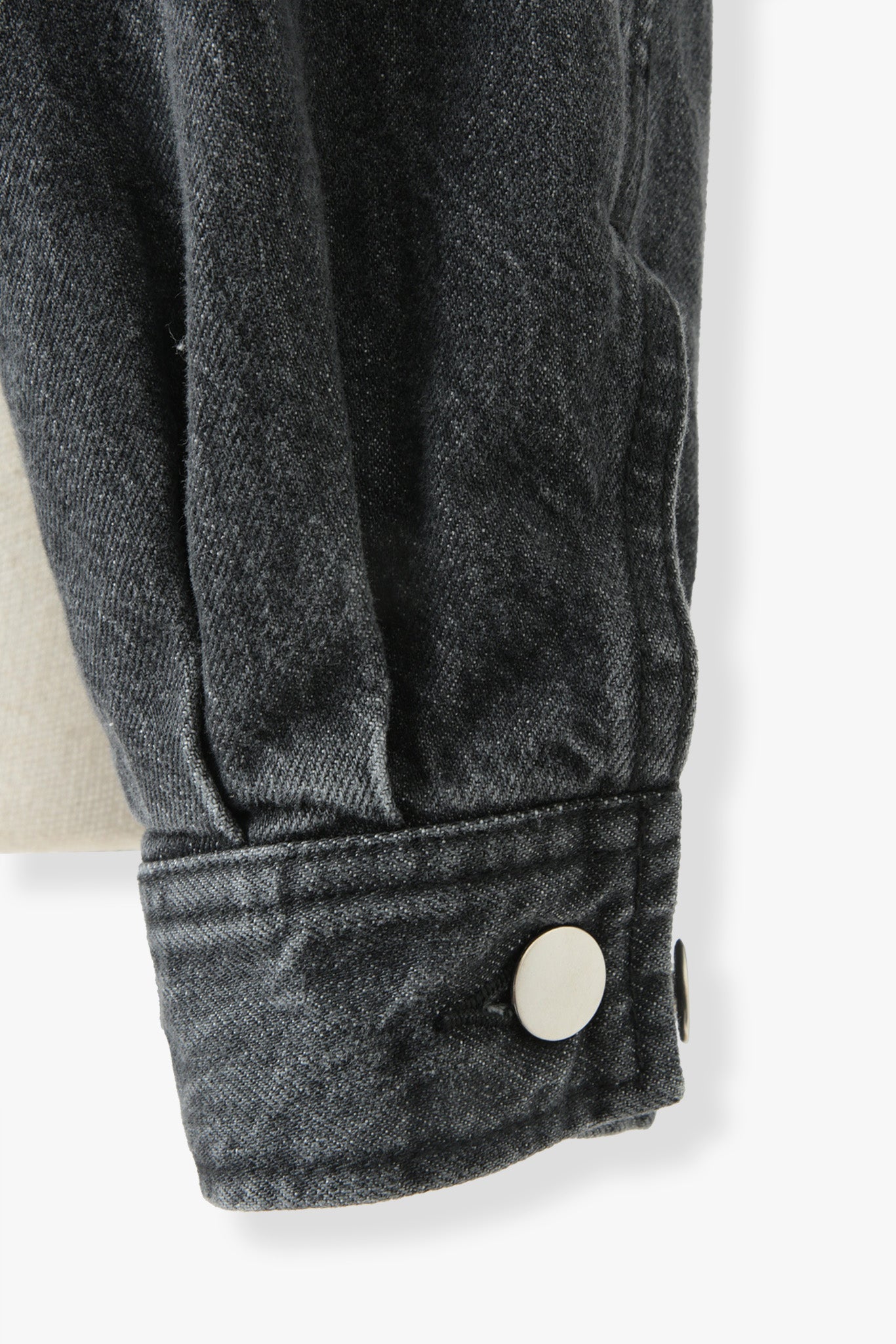 Stand Collar Denim Jaket(kojima denim)ーGRAY