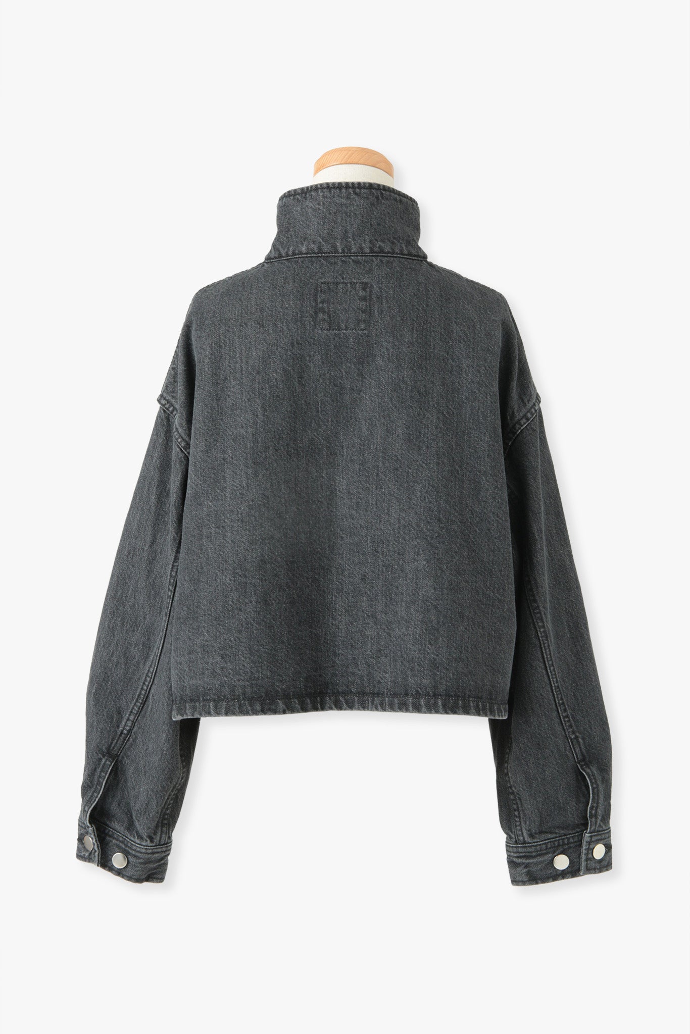 Stand Collar Denim Jaket(kojima denim)ーGRAY