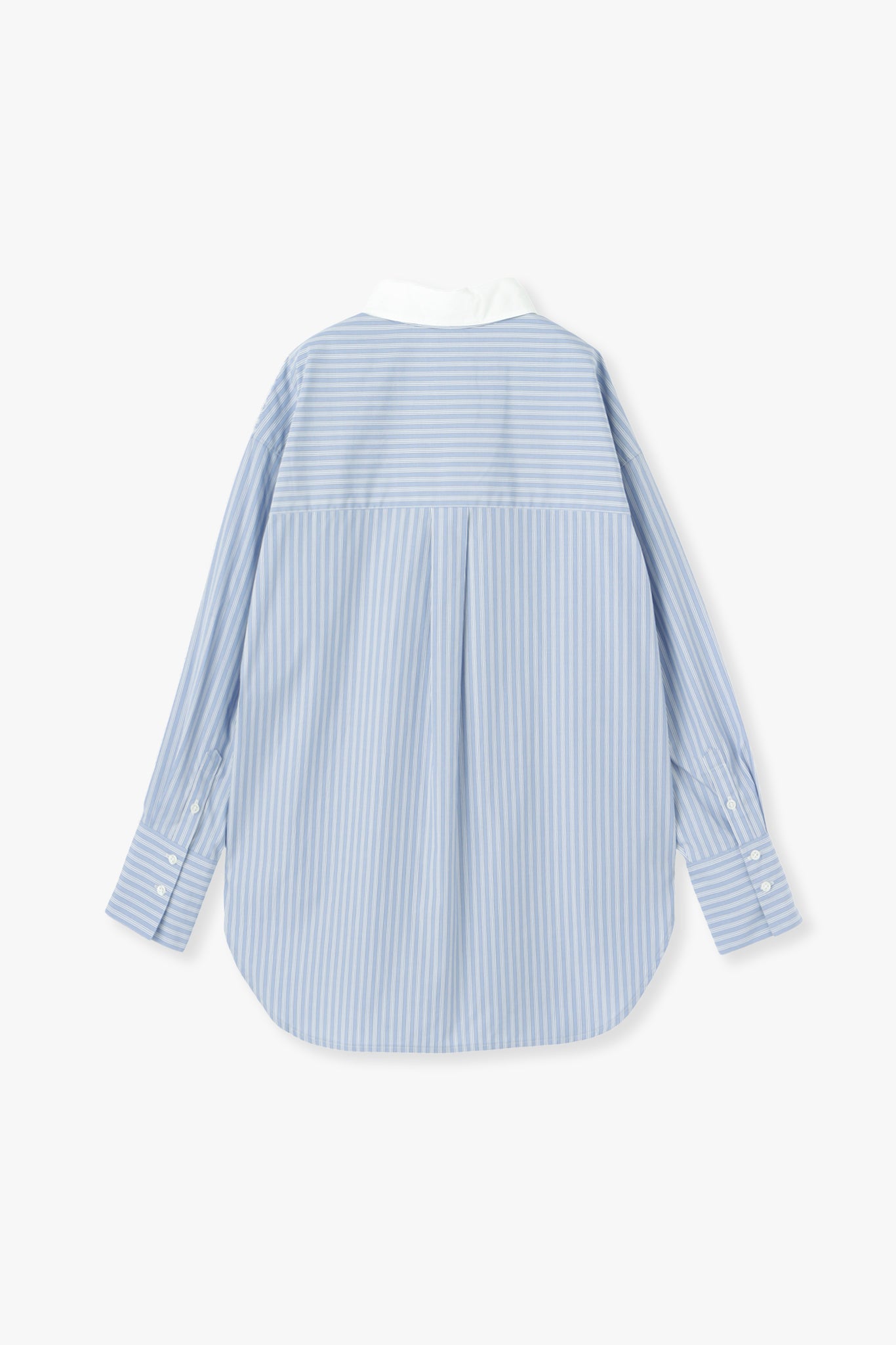 2Way Stripe Shirt(Banshu-Ori)ーBLUE