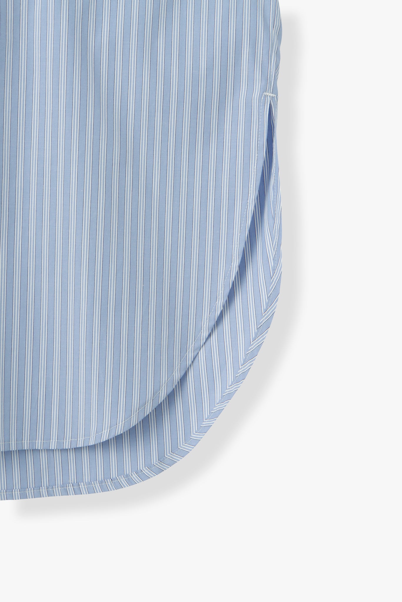 2Way Stripe Shirt(Banshu-Ori)ーBLUE
