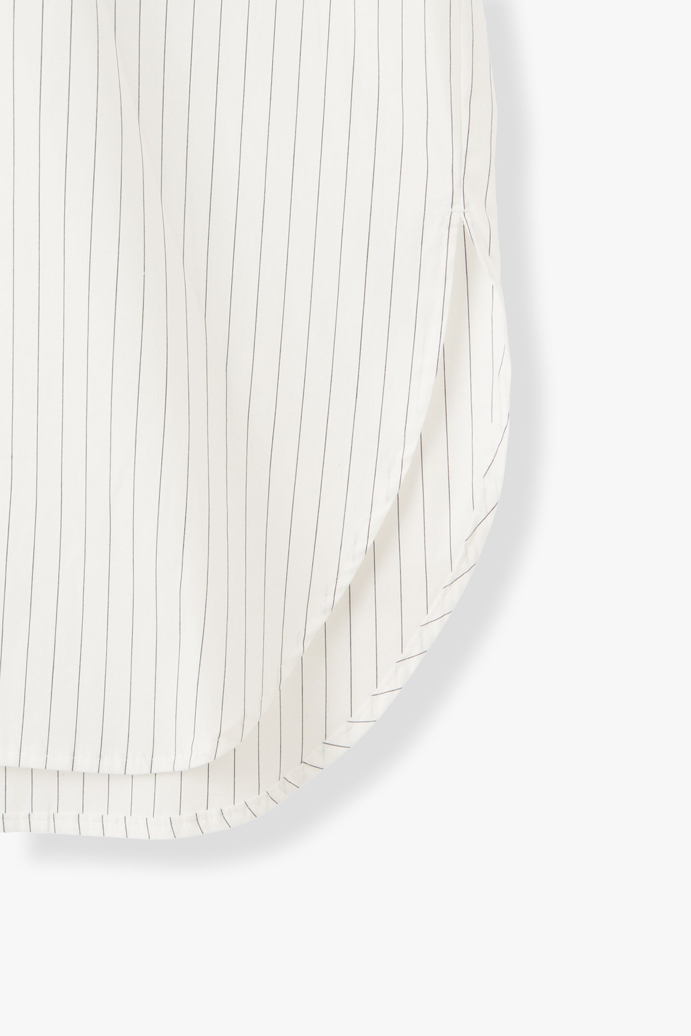 2Way Stripe Shirt(Banshu-Ori)ーWHITE
