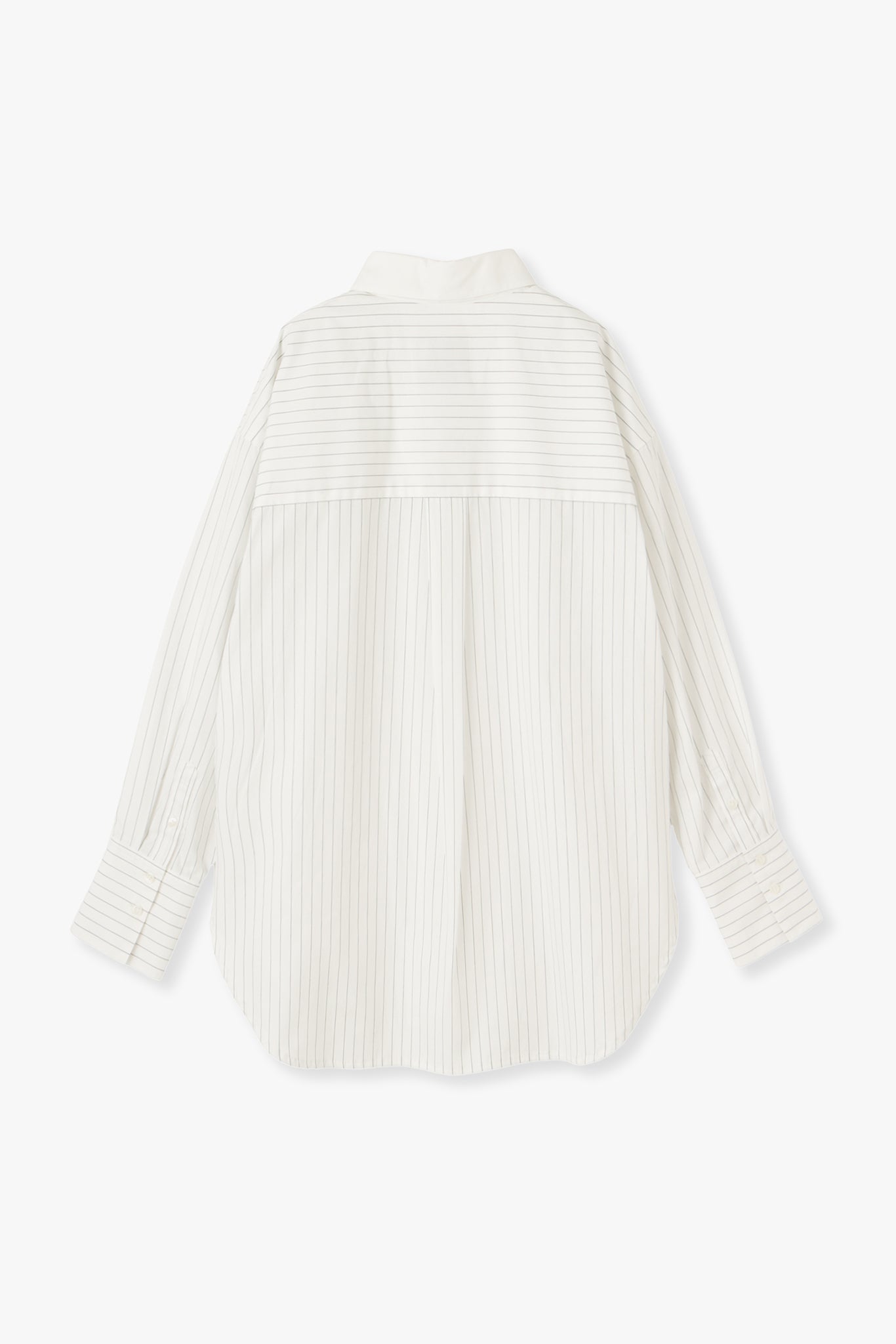 2Way Stripe Shirt(Banshu-Ori)ーWHITE