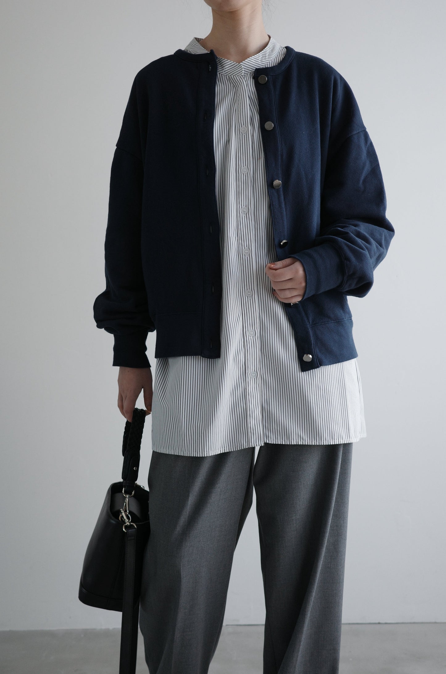 MELT CARDIGAN(和歌山裏毛)ーNAVY