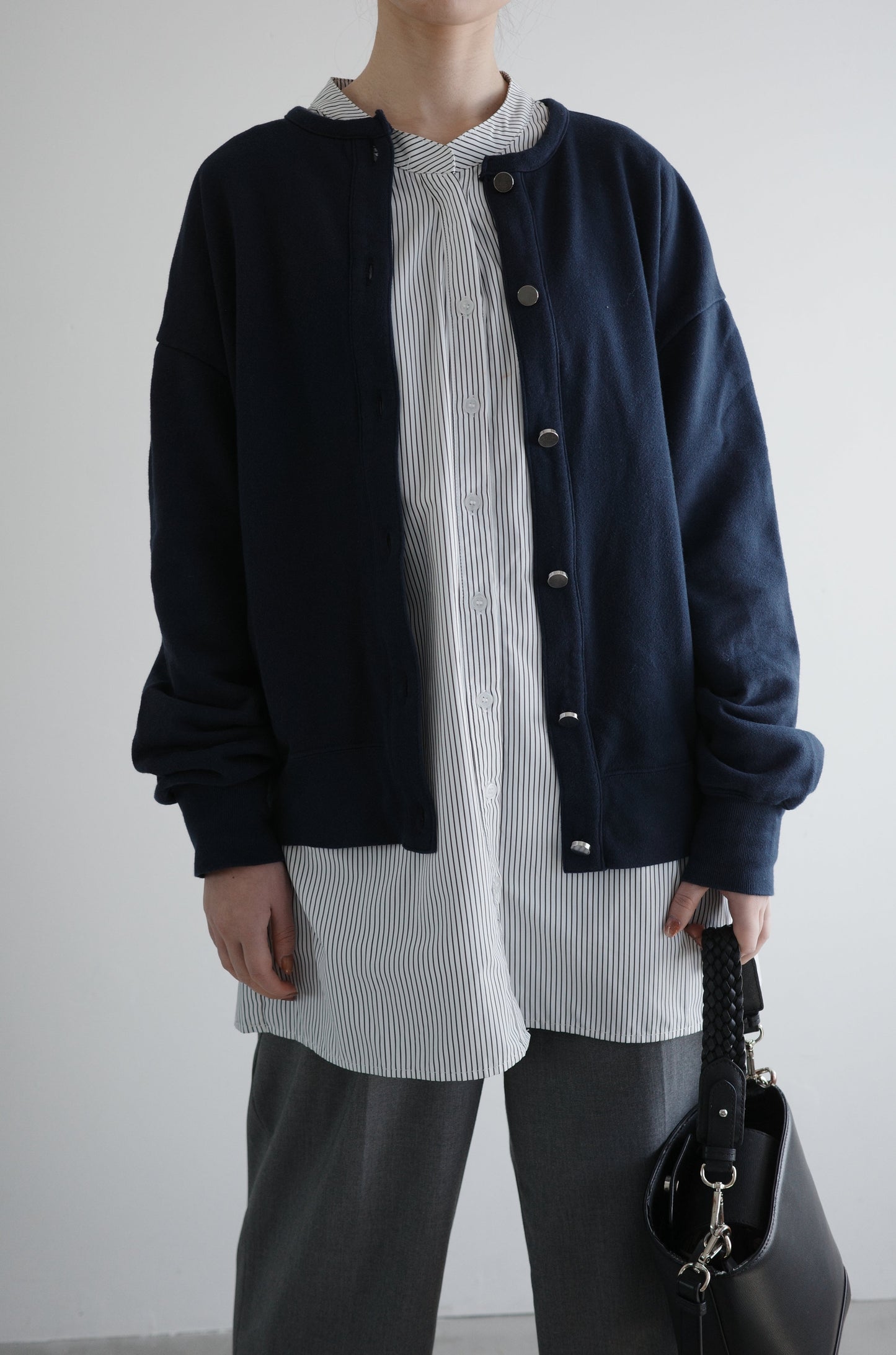 MELT CARDIGAN(和歌山裏毛)ーNAVY