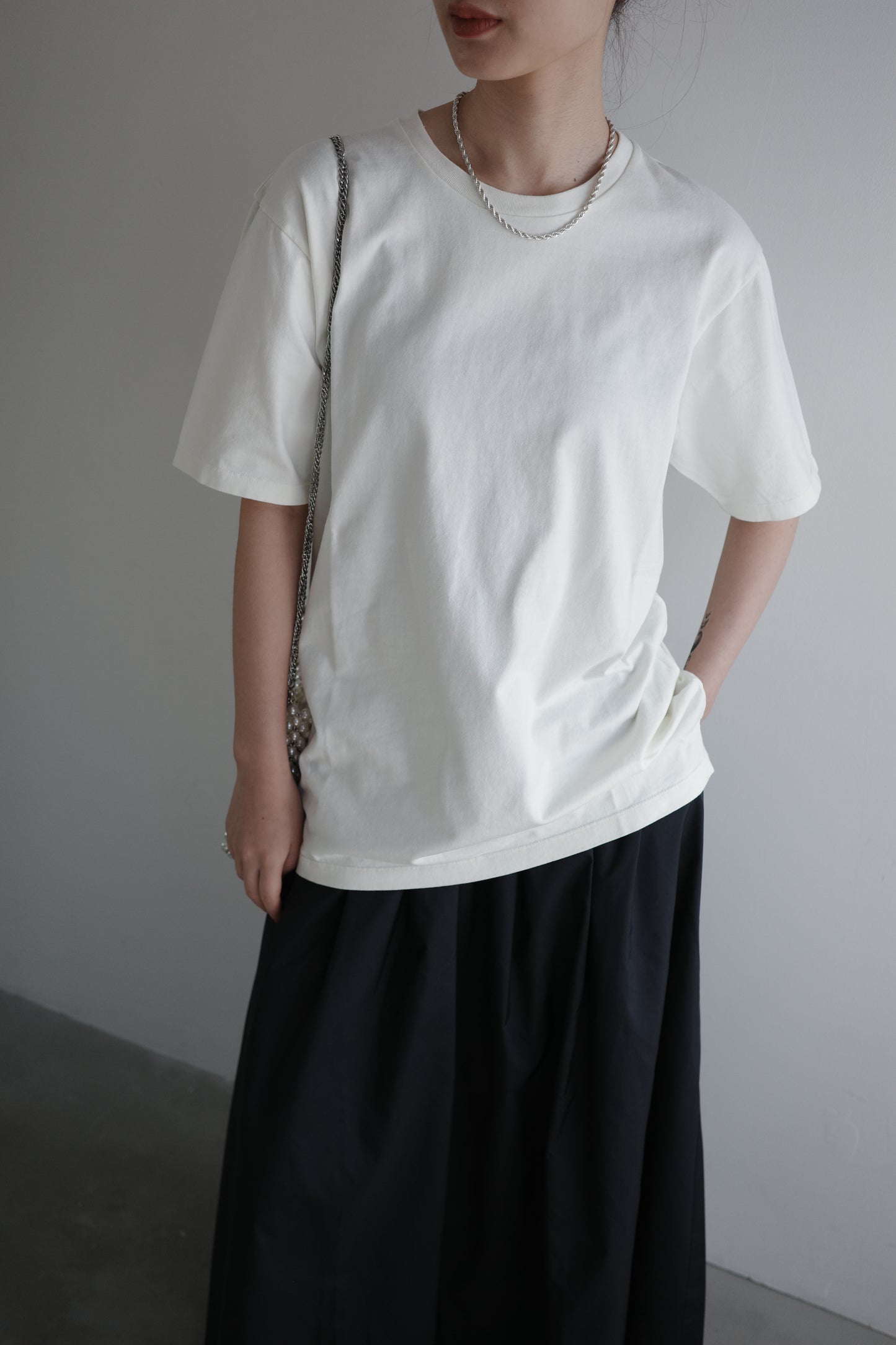 FRESH COMFORT TEE(和歌山カットソー)ーOFF WHITE/UNISEX