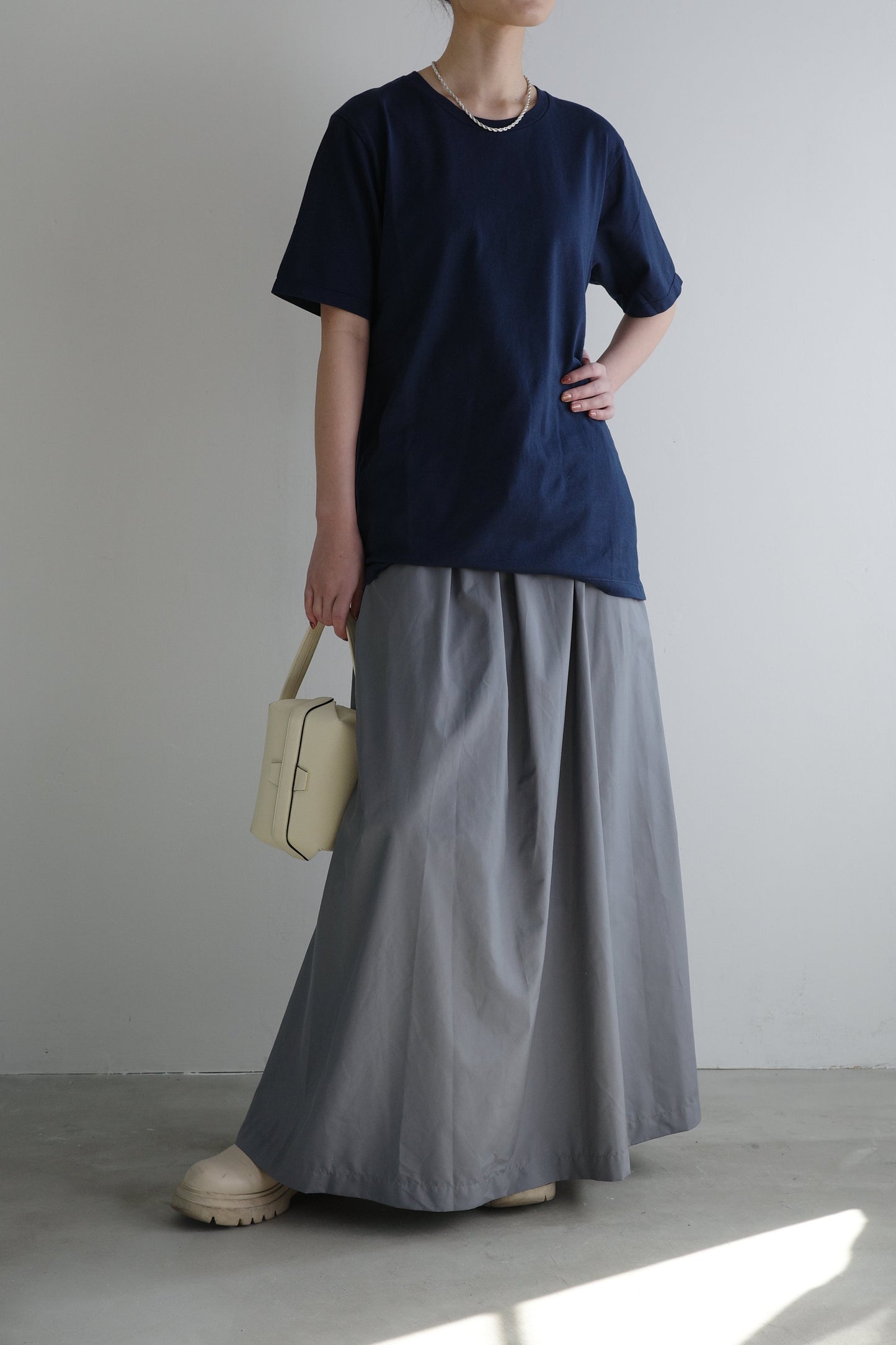 FRESH COMFORT TEE(和歌山カットソー)ーNAVY/UNISEX