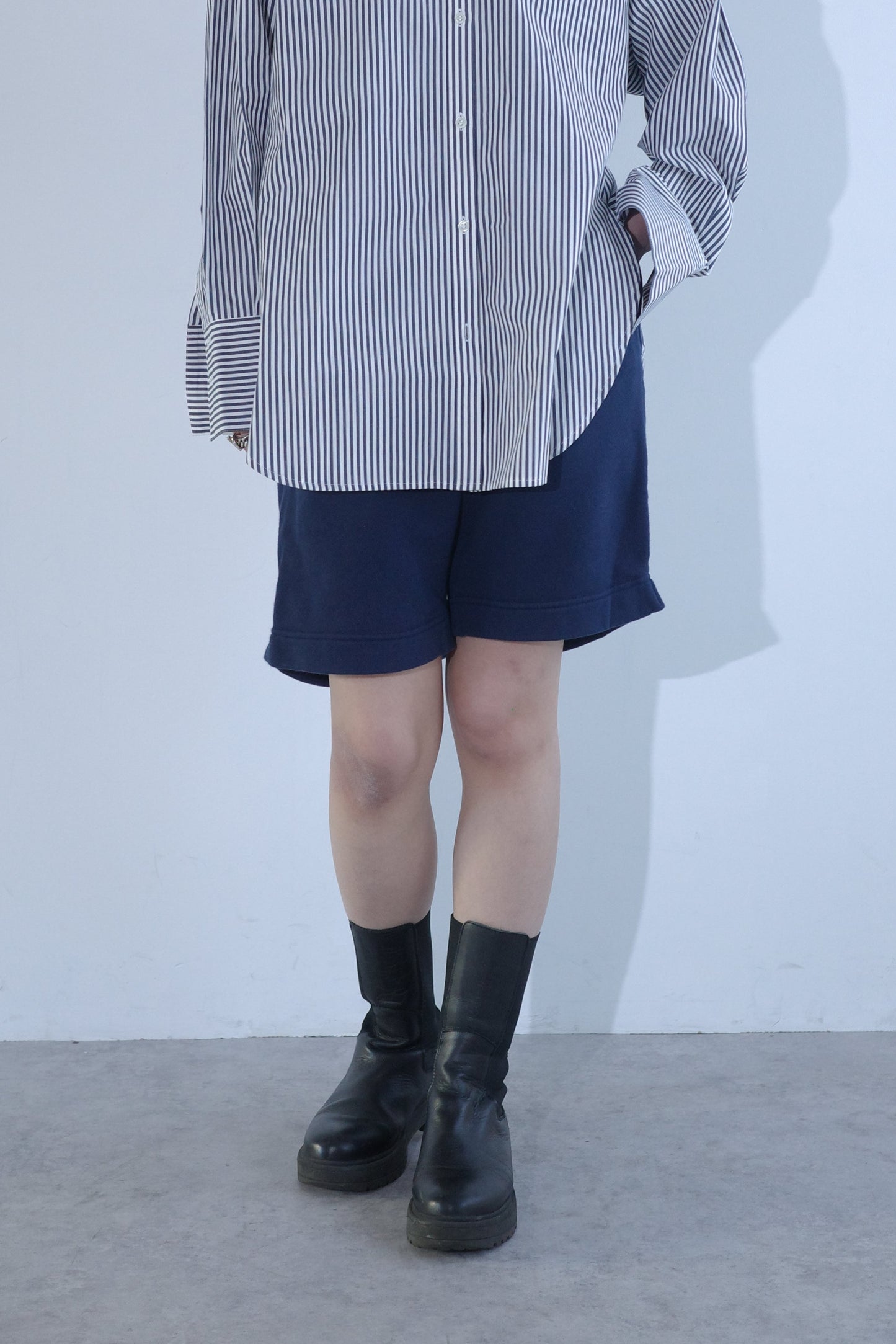 MELT HALF PANTS(和歌山裏毛)ーNAVY
