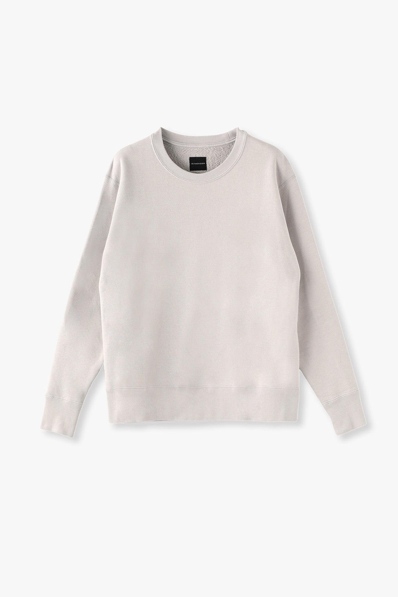 AMERICAN SEA ISLAND COTTON SHORT PULLOVER (和歌山吊り編み)-ASH GRAY