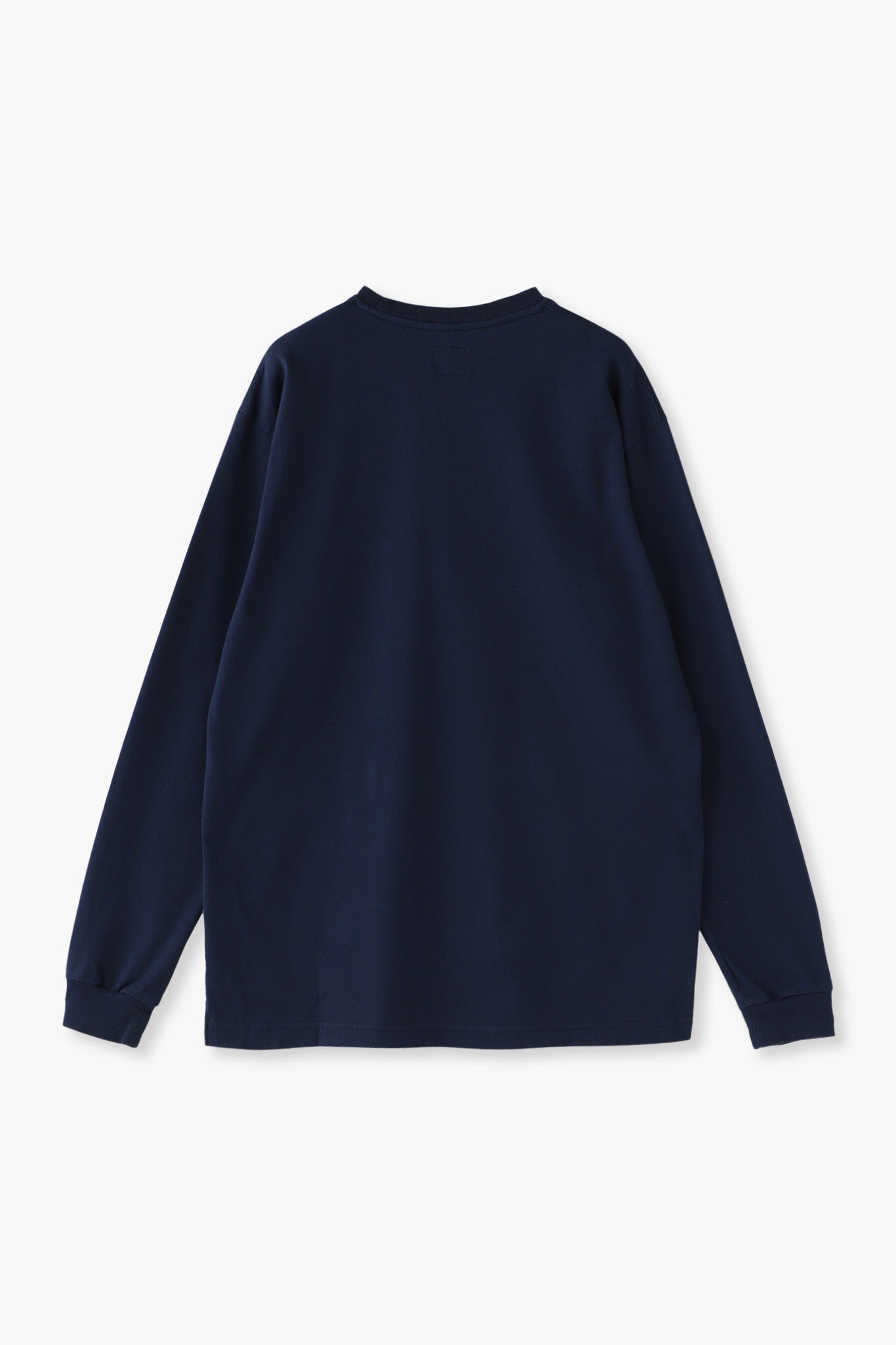 SQUARE POCKET LONG SLEEVE TEE(和歌山カットソー)ーNAVY/UNISEX