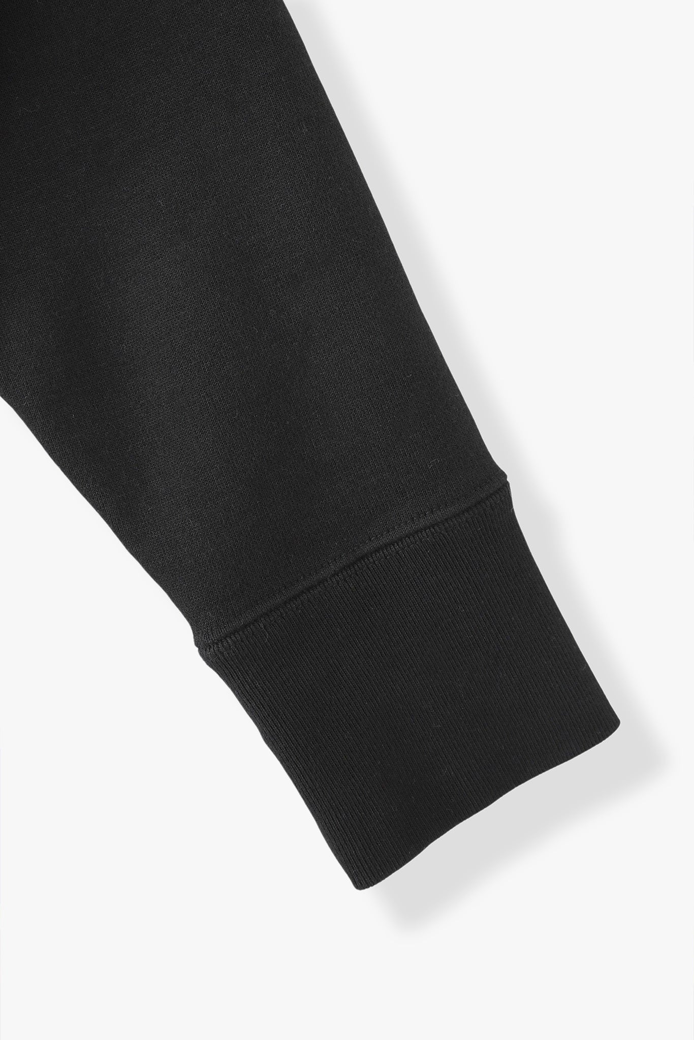 AMERICAN SEA ISLAND COTTON SHORT PULLOVER (和歌山吊り編み)-BLACK