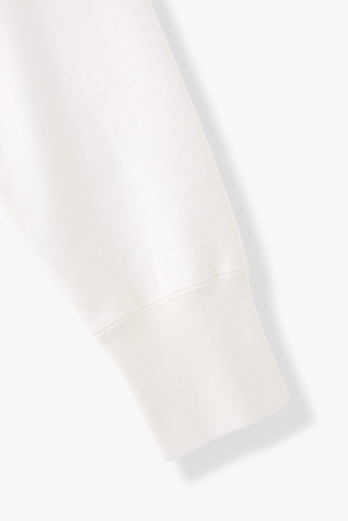 AMERICAN SEA ISLAND COTTON BASIC PULLOVER (和歌山吊り編み)-WHITE