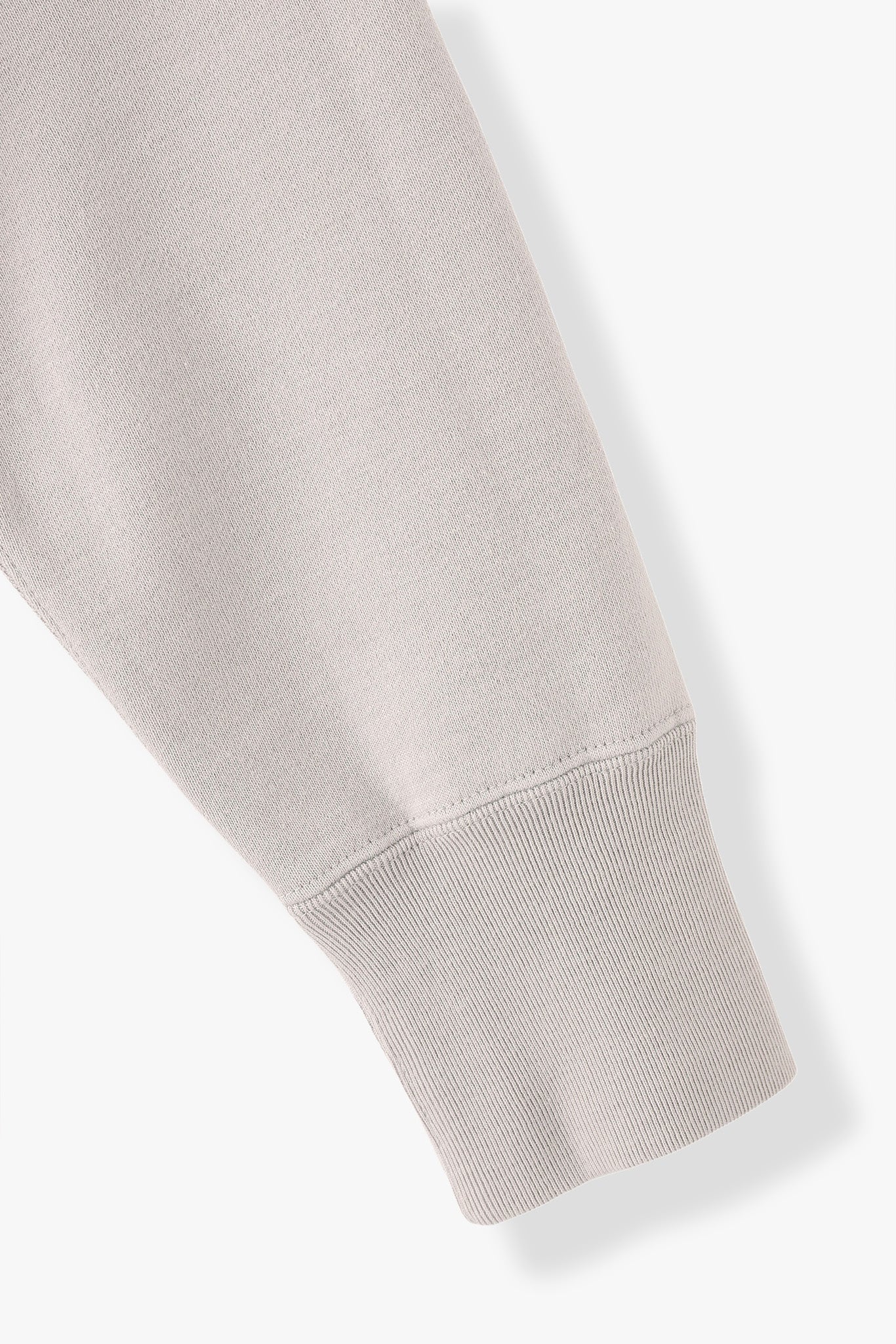 AMERICAN SEA ISLAND COTTON BASIC PULLOVER (和歌山吊り編み)-ASH GRAY