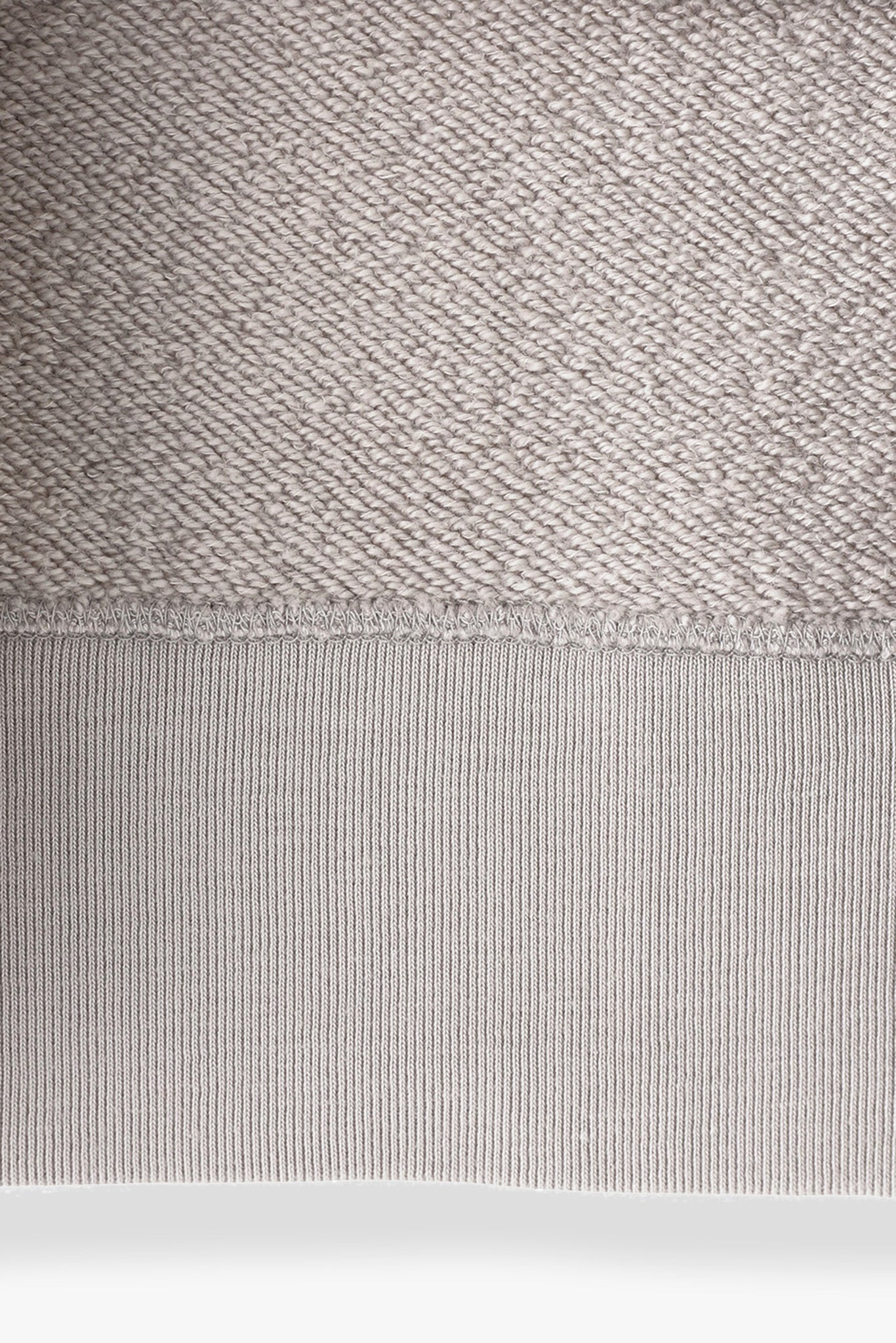 AMERICAN SEA ISLAND COTTON SHORT PULLOVER (和歌山吊り編み)-ASH GRAY