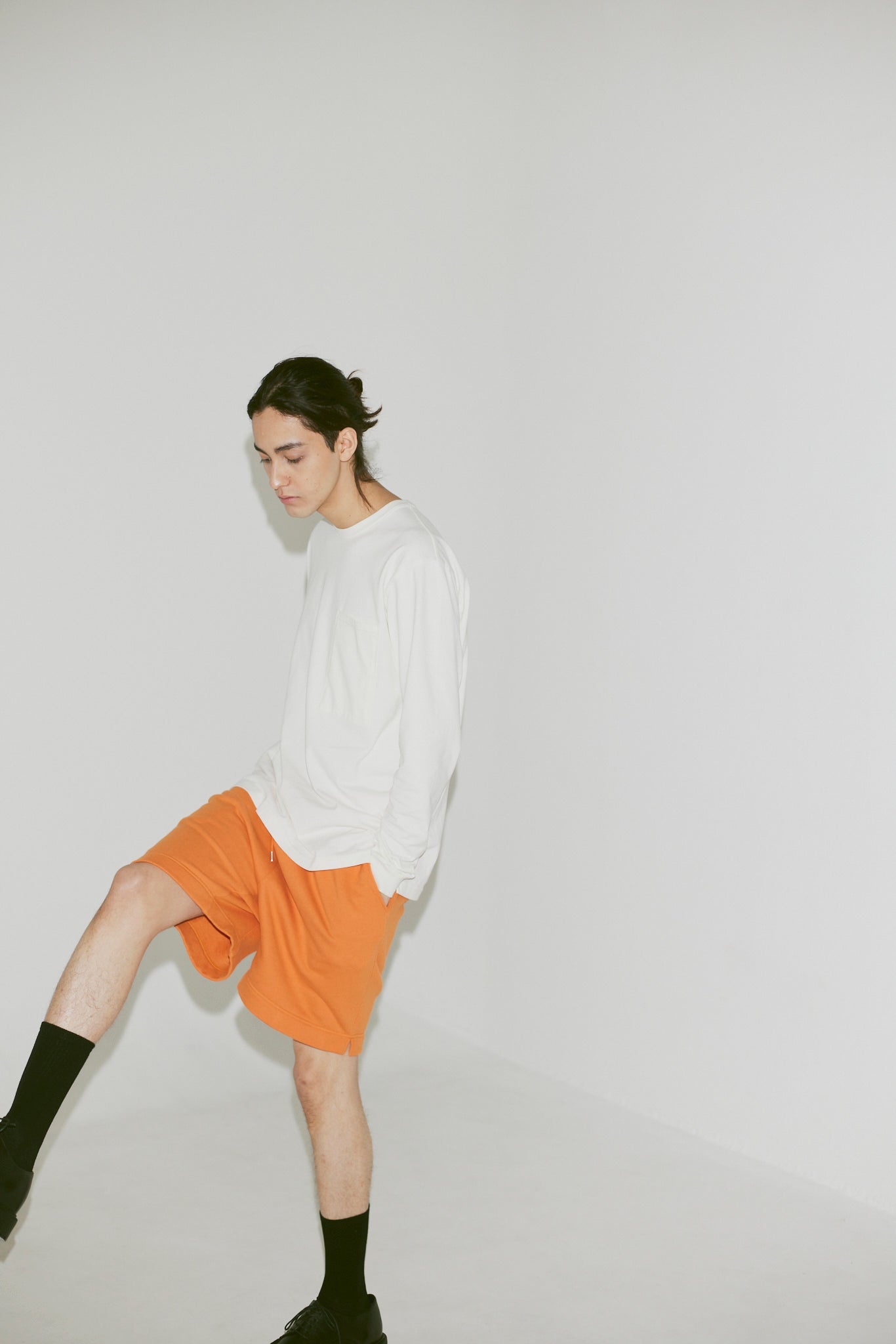 MELT HALF PANTS(和歌山裏毛)ーORANGE