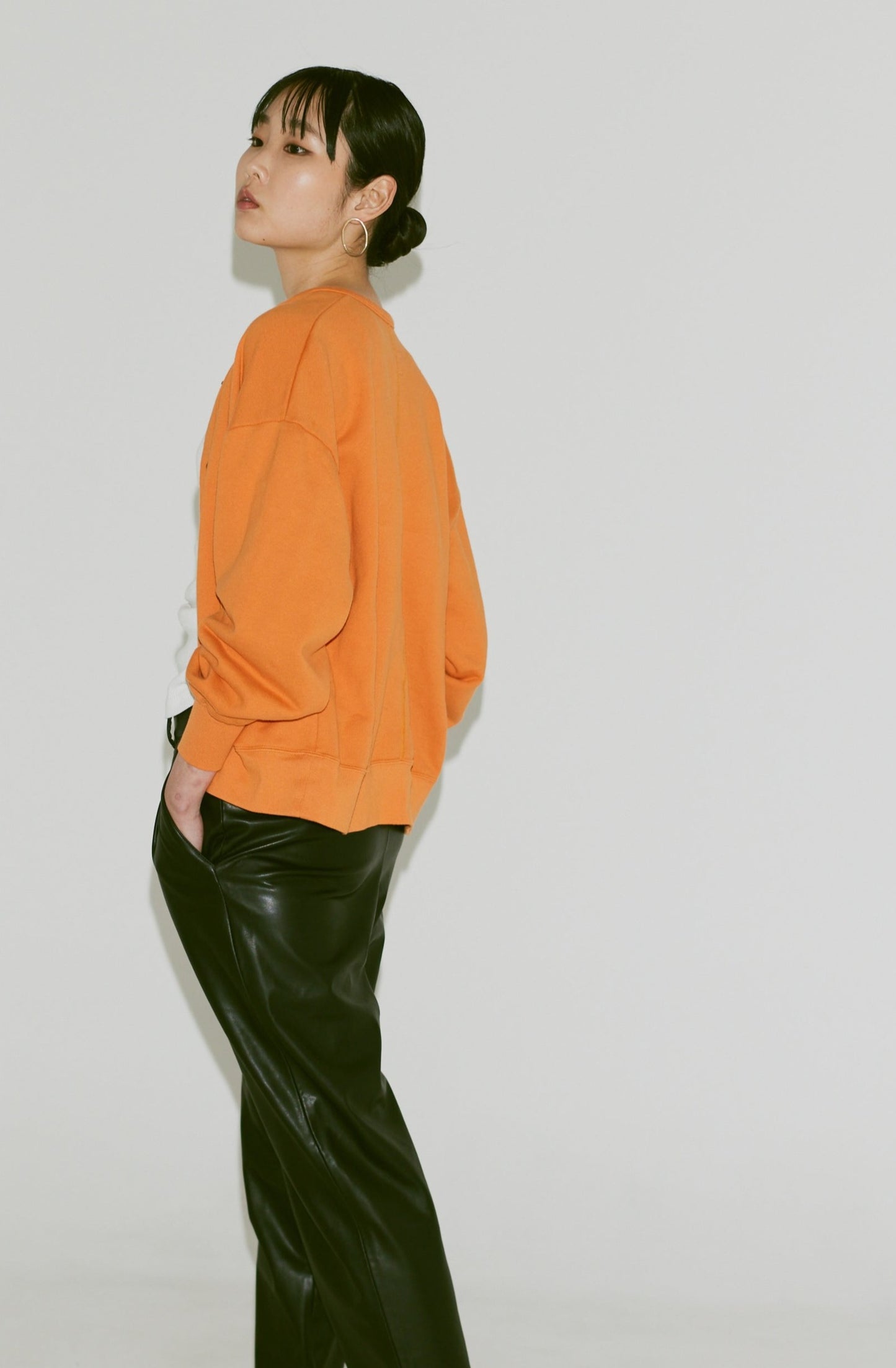 MELT CARDIGAN(和歌山裏毛)ーORANGE