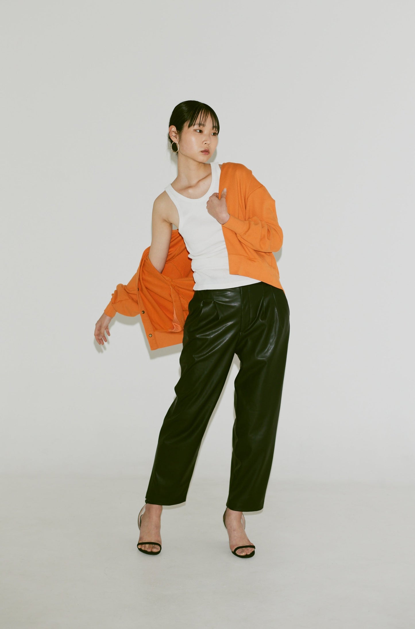 MELT CARDIGAN(和歌山裏毛)ーORANGE