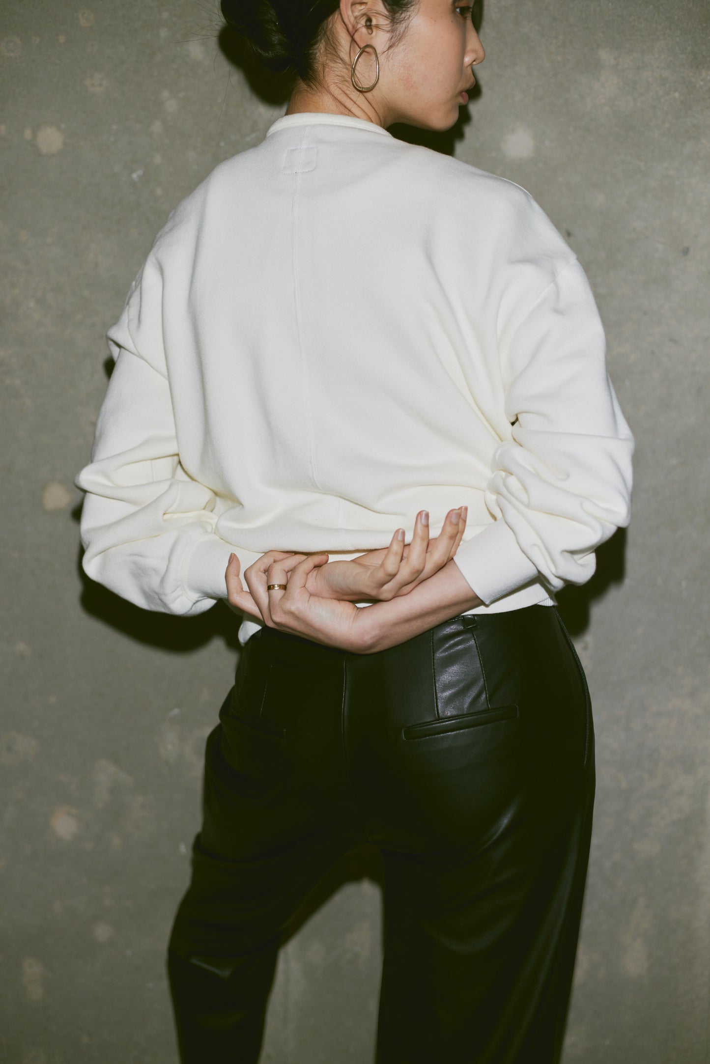 MELT CARDIGAN(和歌山裏毛)ーOFF WHITE