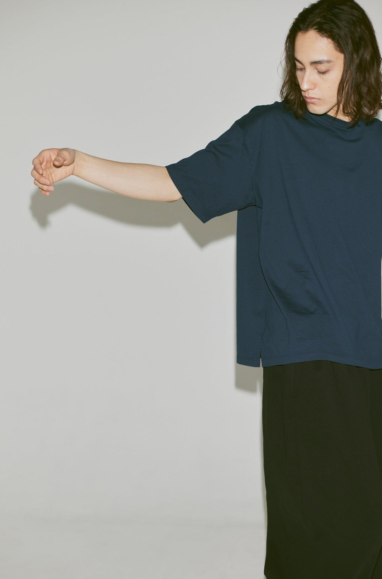 FRESH COMFORT TEE(和歌山カットソー)ーNAVY/UNISEX