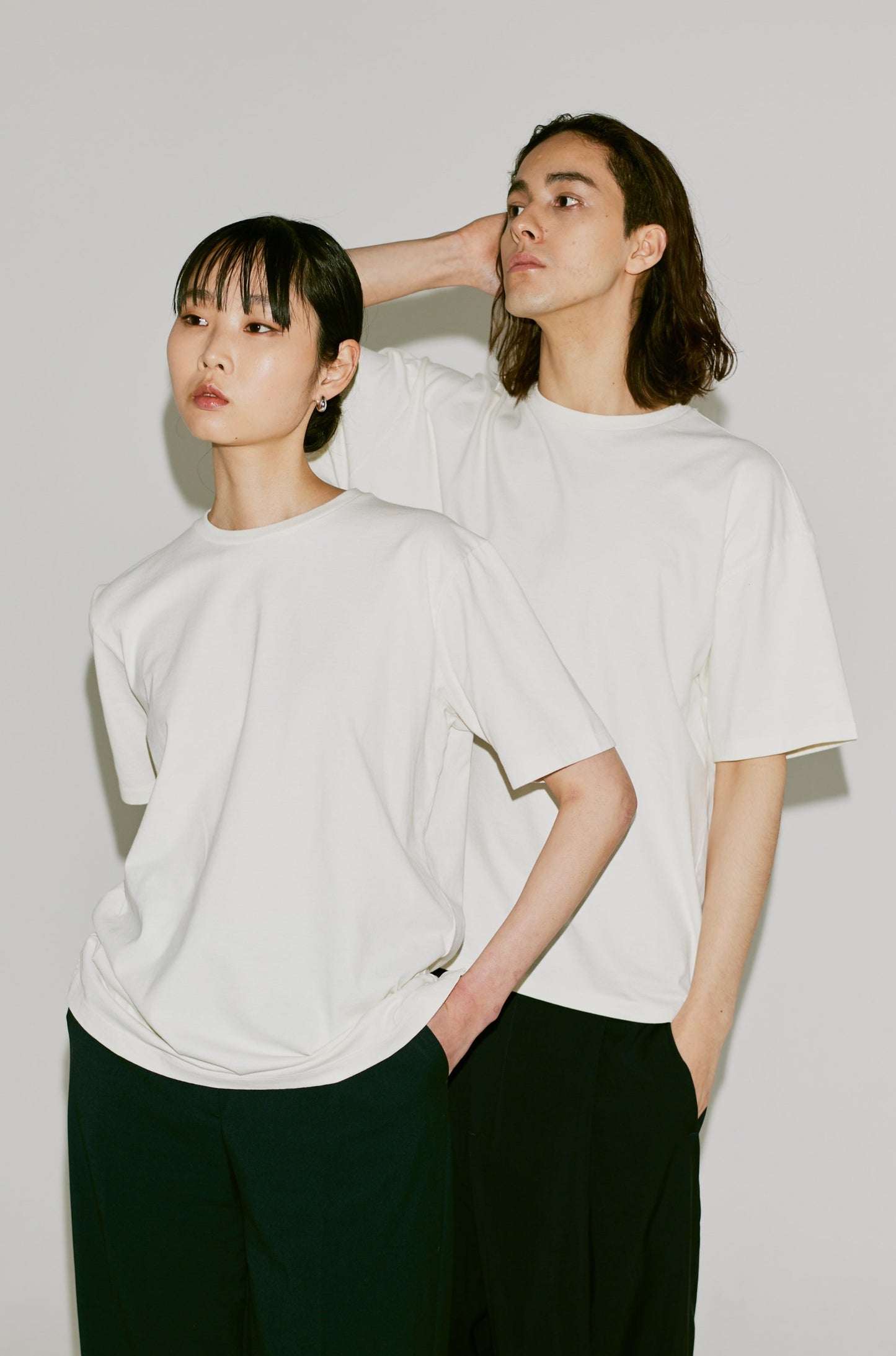 FRESH COMFORT TEE(和歌山カットソー)ーOFF WHITE/UNISEX