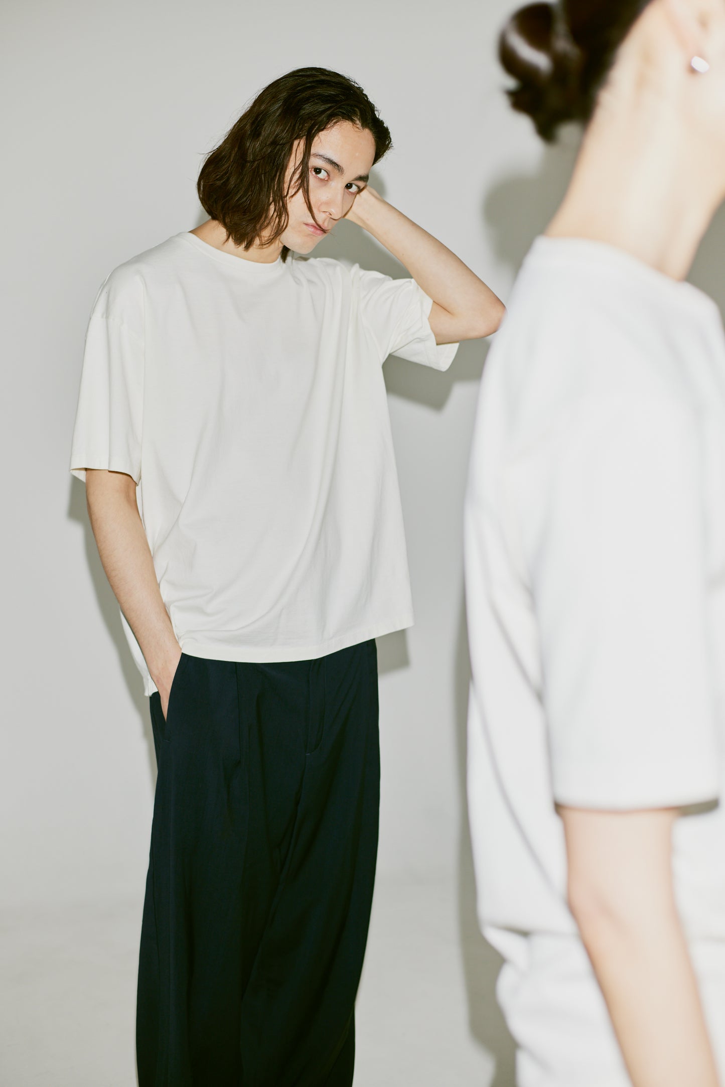 FRESH COMFORT TEE(和歌山カットソー)ーOFF WHITE/UNISEX
