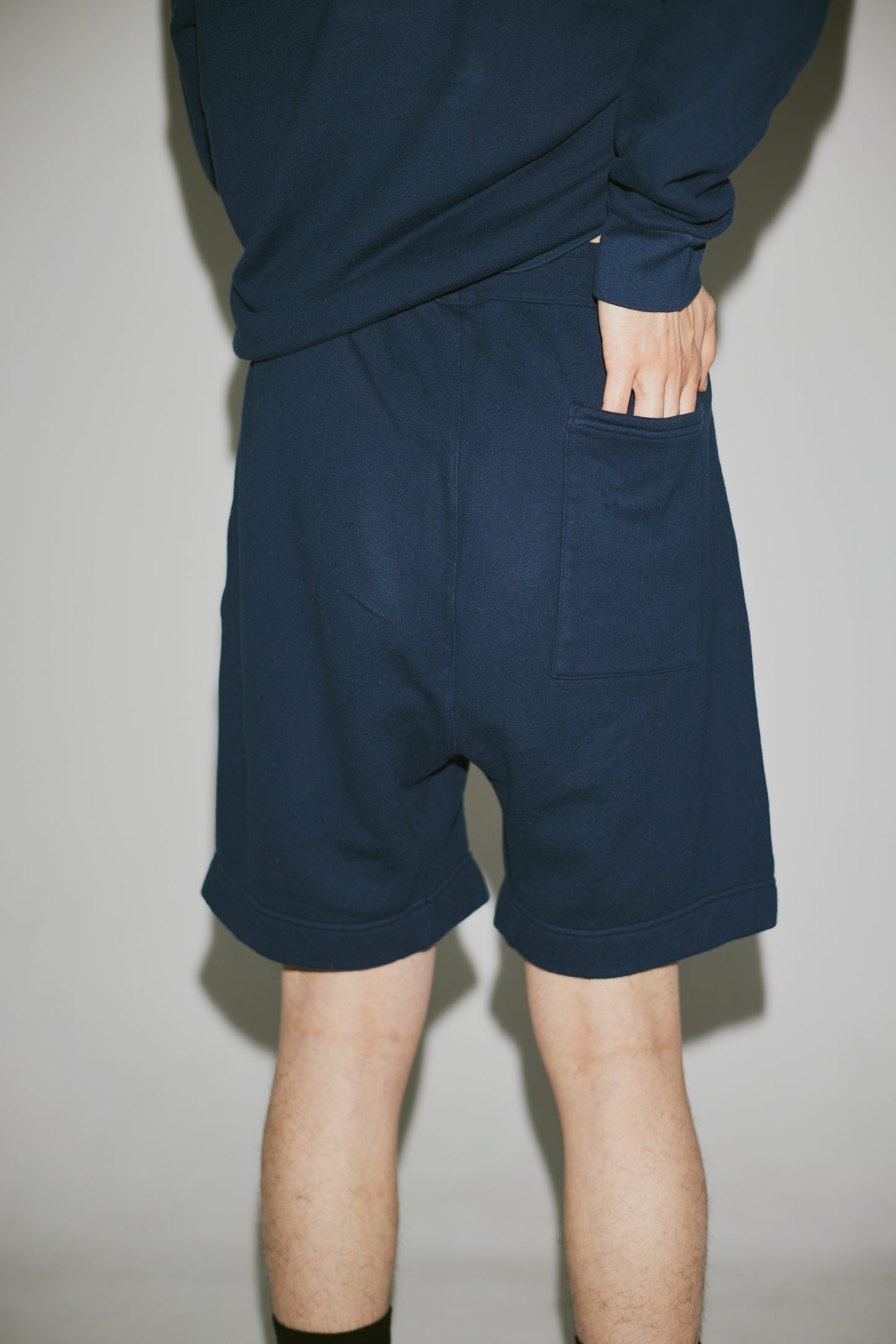 MELT HALF PANTS(和歌山裏毛)ーNAVY