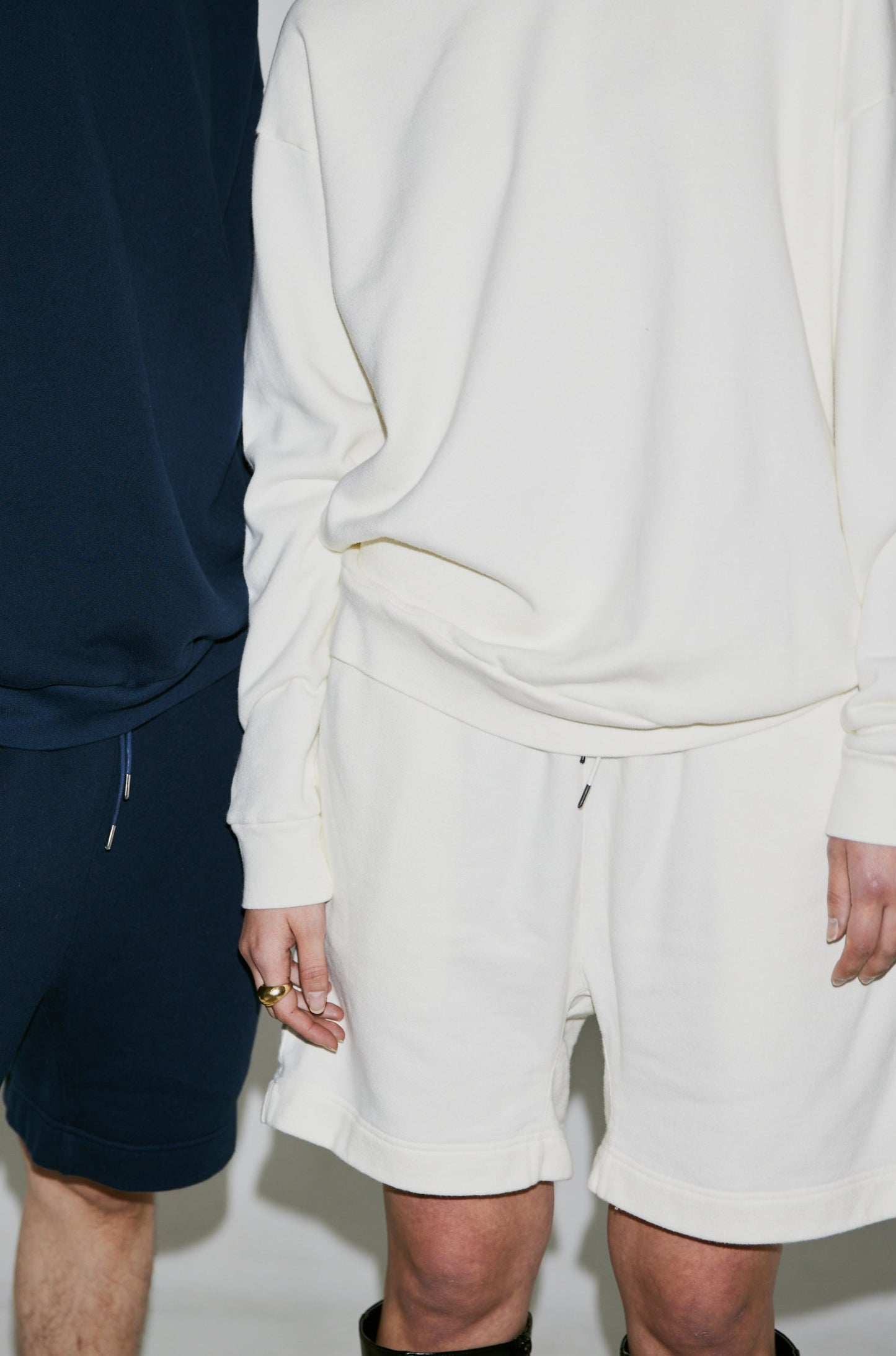 MELT HALF PANTS(和歌山裏毛)ーOFF WHITE