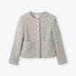 Fancy Tweed Short Jacket / Mix