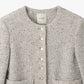 Fancy Tweed Short Jacket / Mix