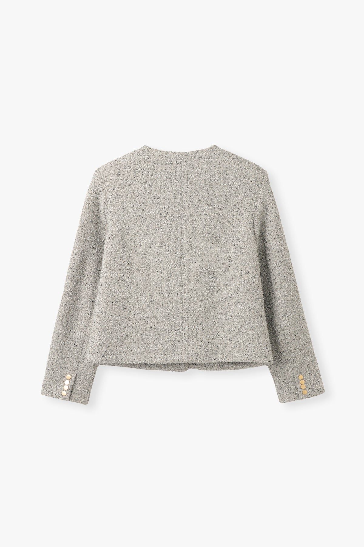 Fancy Tweed Short Jacket / Mix