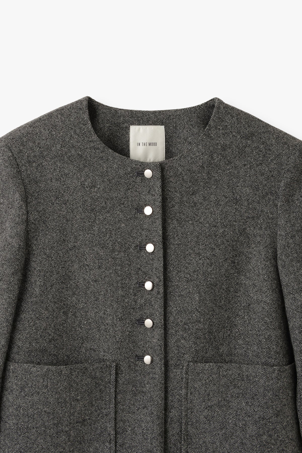 Knep Tweed Shiot Jacket / Dark Gray