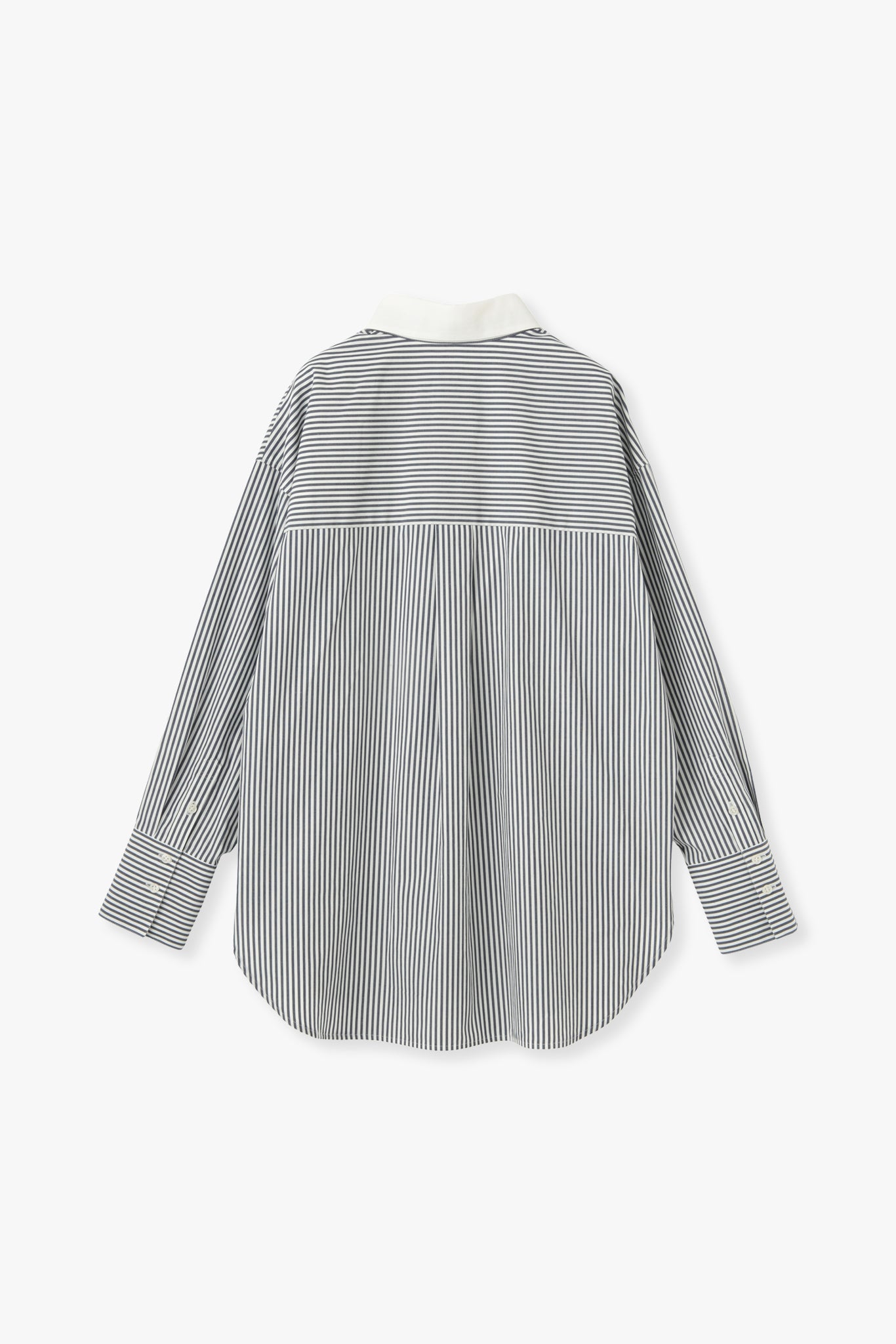 【PRE ORDER】2Way Stripe Shirt（Banshu-Ori）ーNAVY