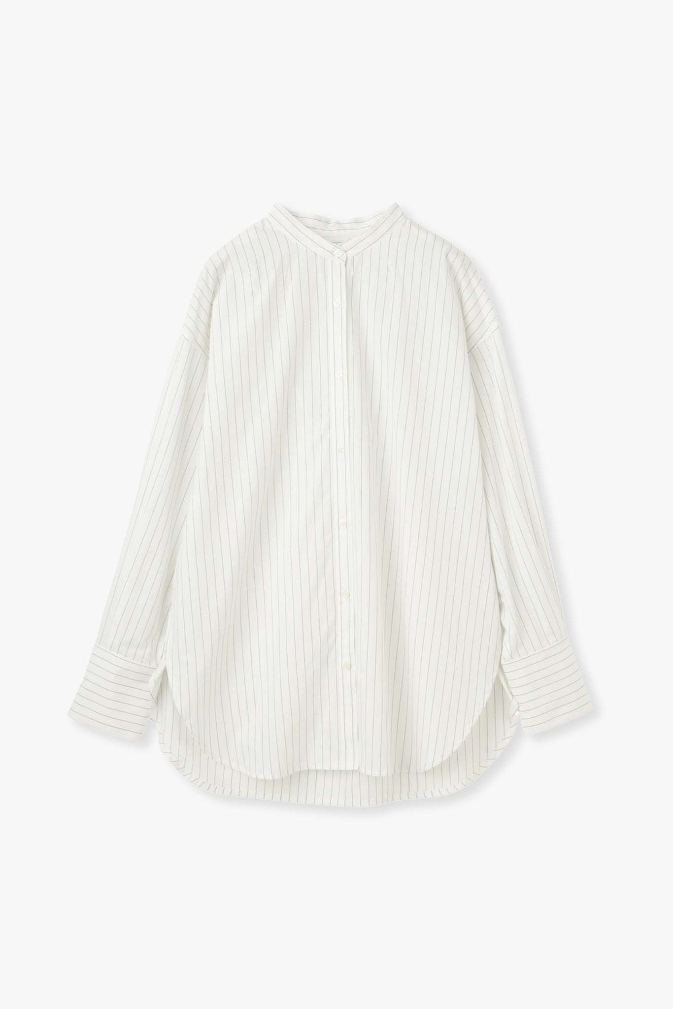 【PRE ORDER】2Way Stripe Shirt（Banshu-Ori）ーWHITE