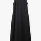 Cotton Satin Summer Dress / Black