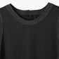 Cotton Satin Summer Dress / Black