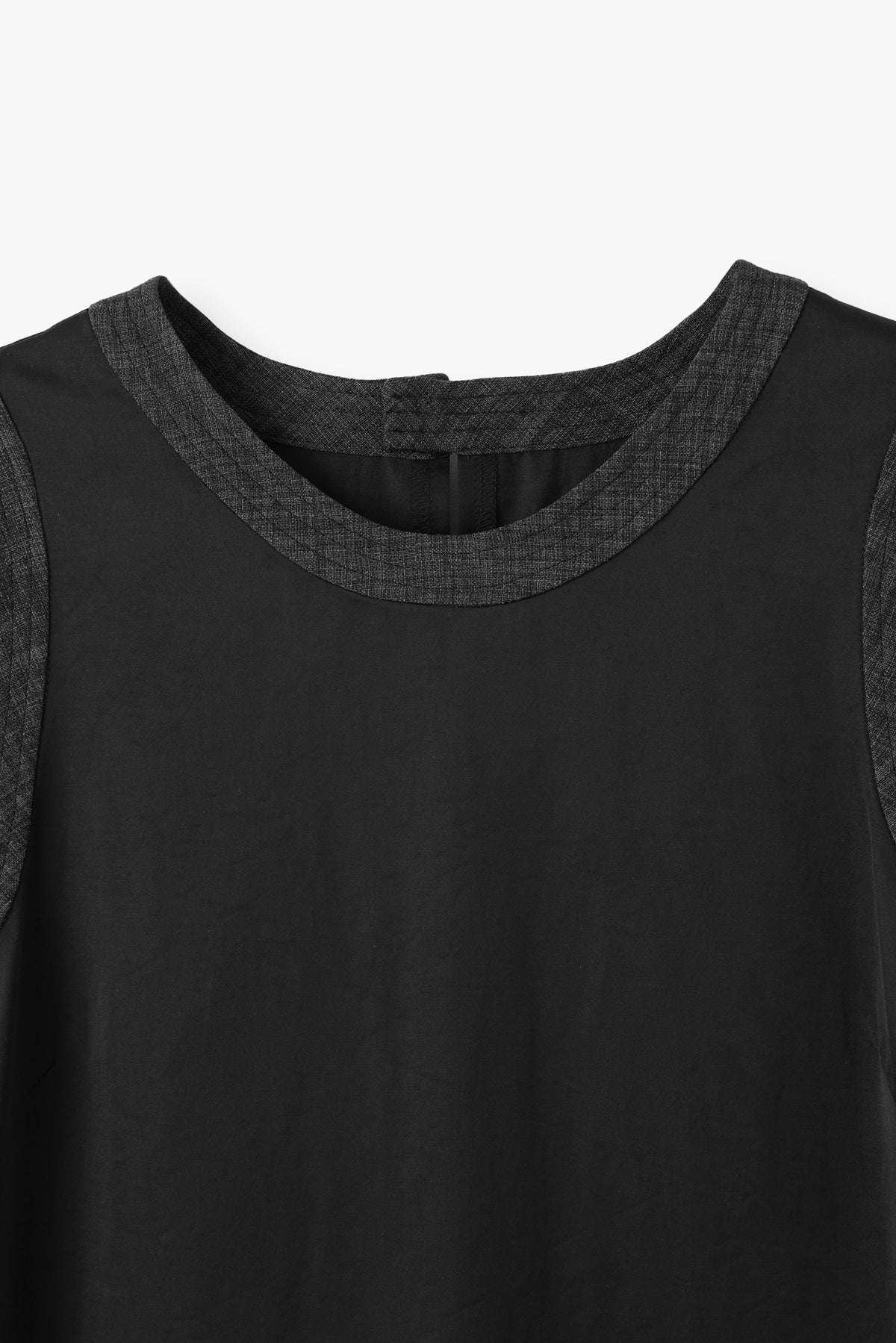 Cotton Satin Summer Dress / Black