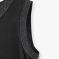 Cotton Satin Summer Dress / Black
