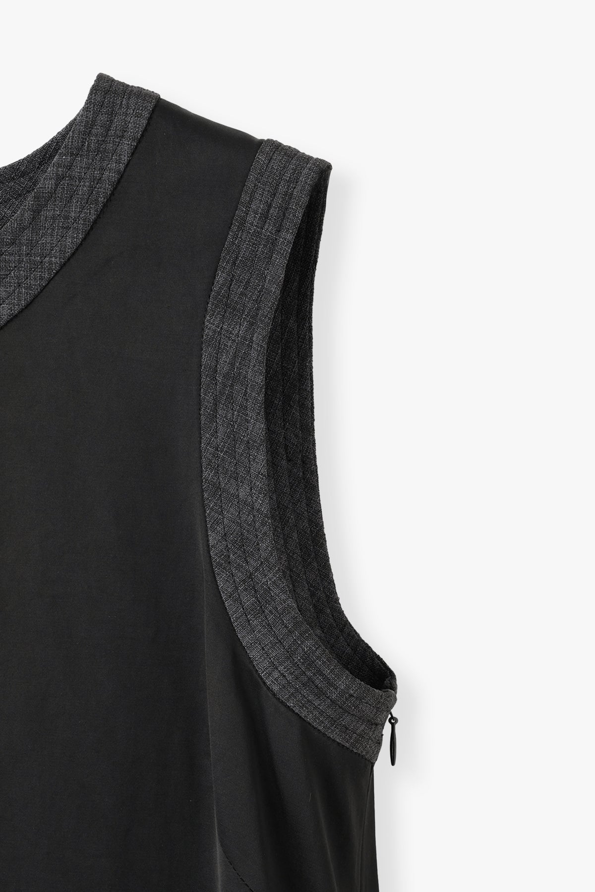 Cotton Satin Summer Dress / Black