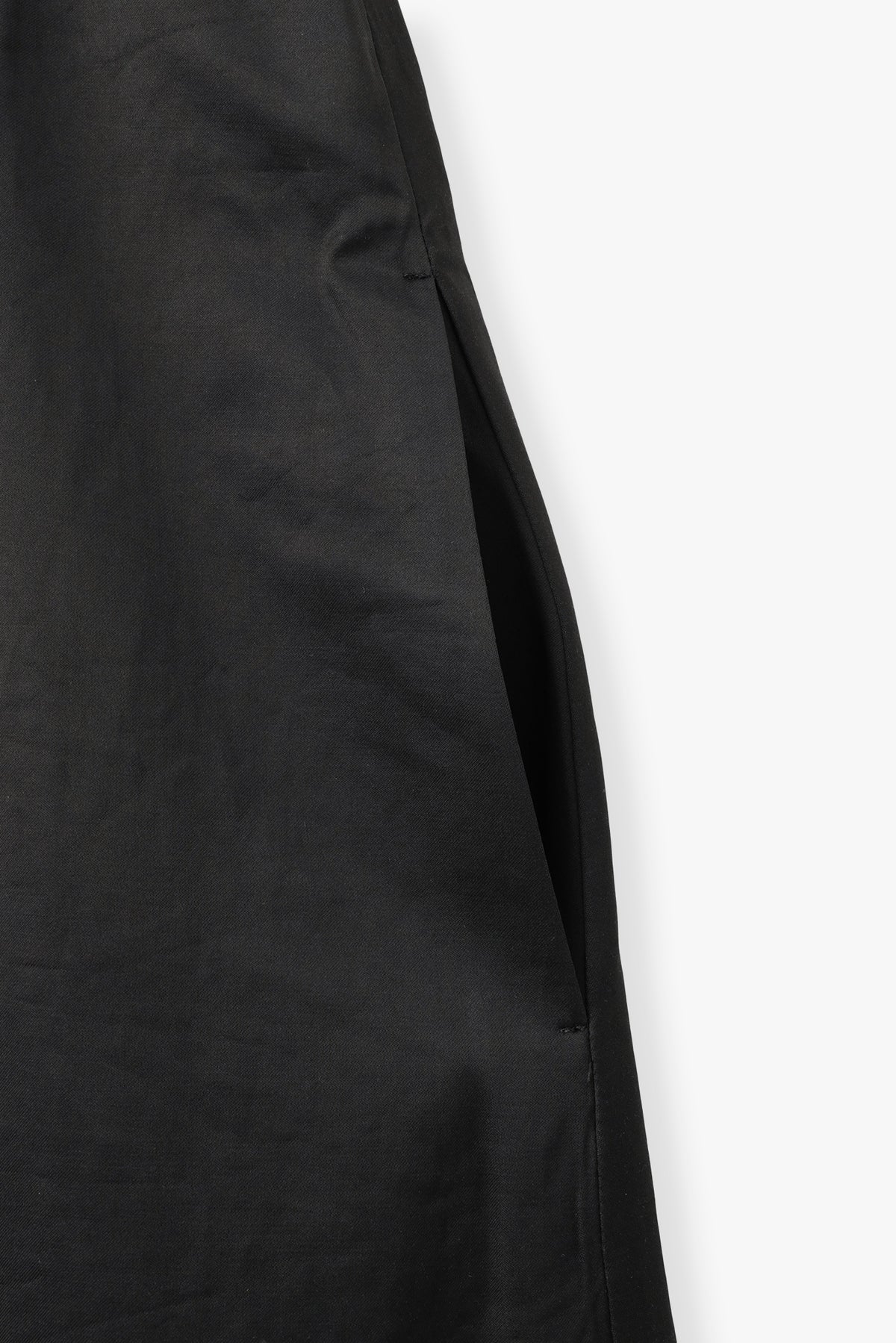 Cotton Satin Summer Dress / Black