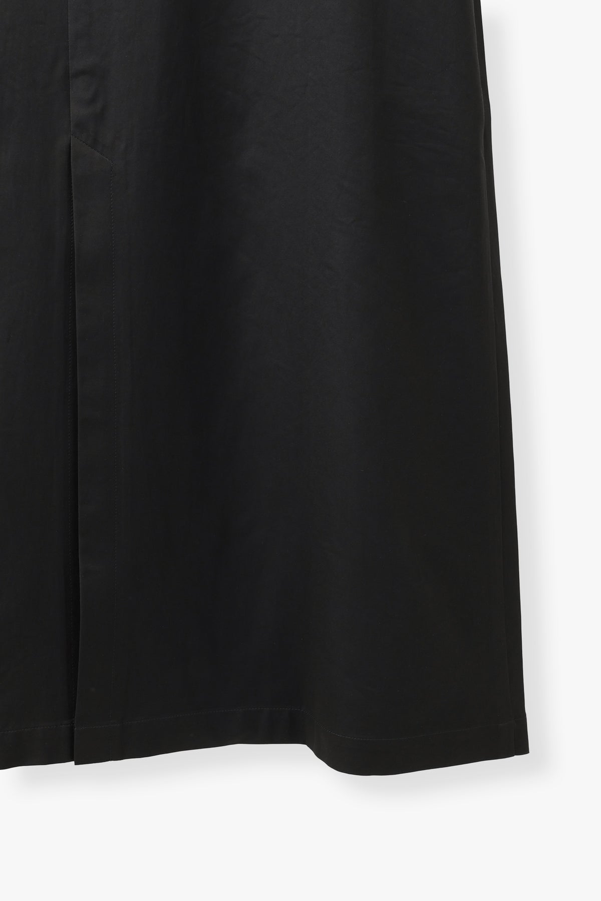 Cotton Satin Summer Dress / Black