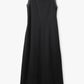 Cotton Satin Summer Dress / Black