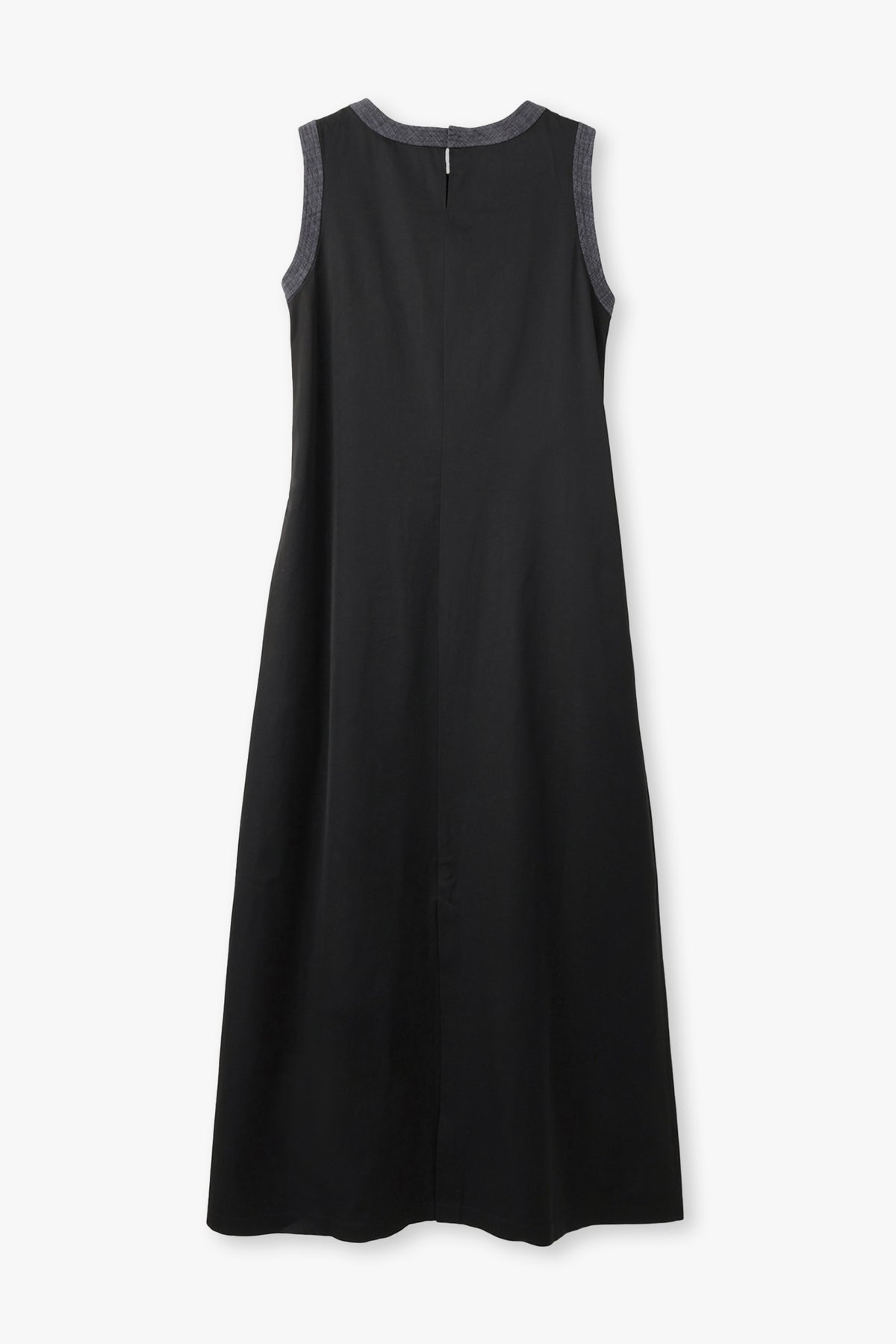 Cotton Satin Summer Dress / Black
